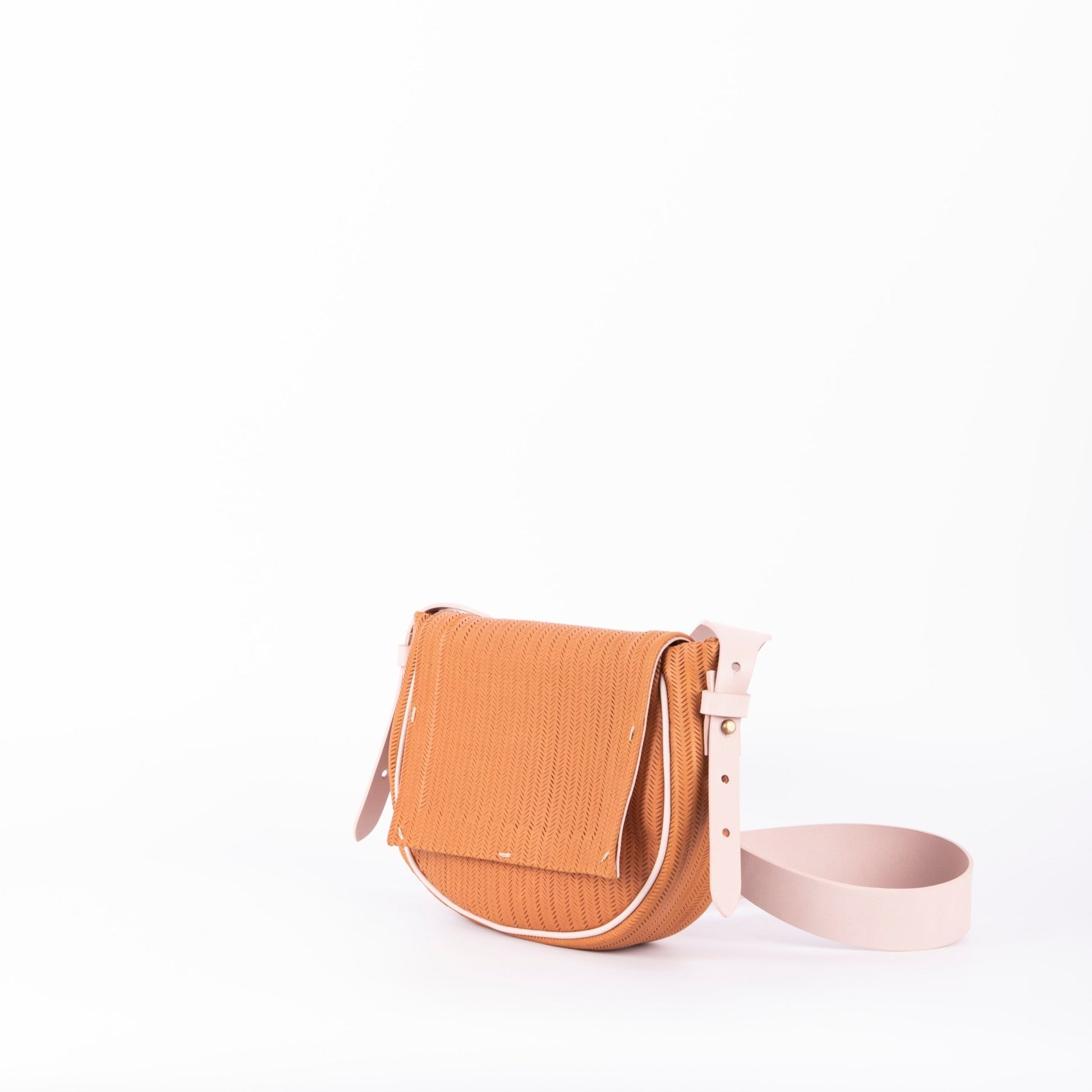 Daisy spighetta mattone + cuoio nude - Marta Ray