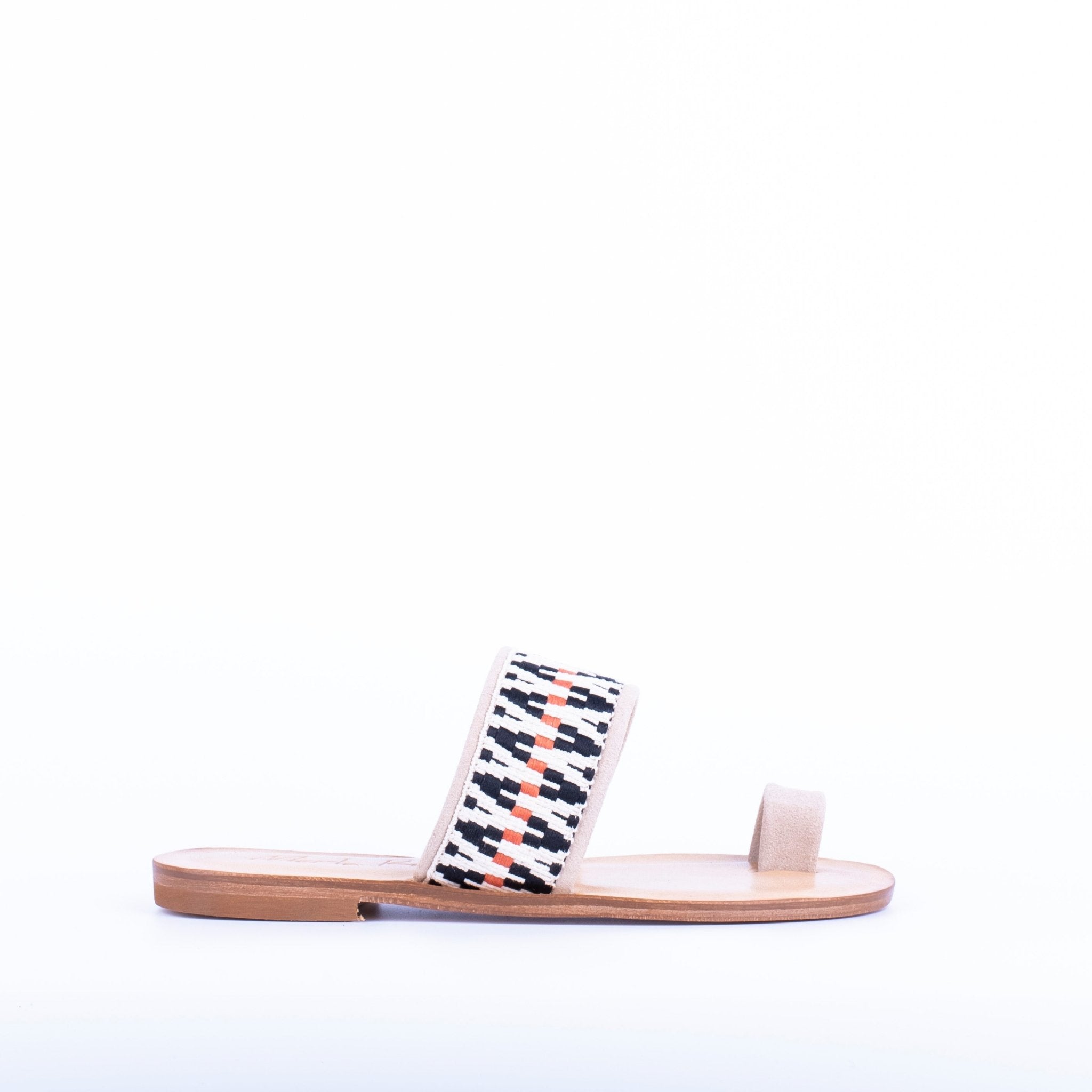 Dija camoscio+nastro boho naturale - Marta Ray