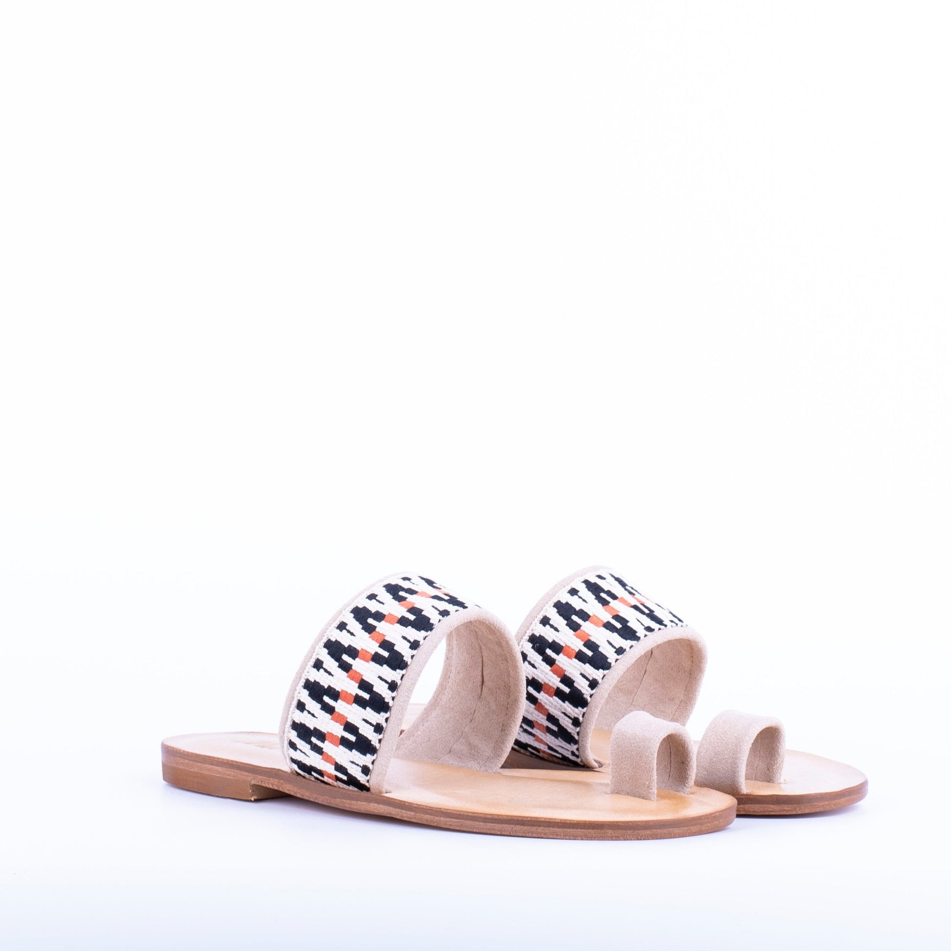 Dija camoscio+nastro boho naturale - Marta Ray