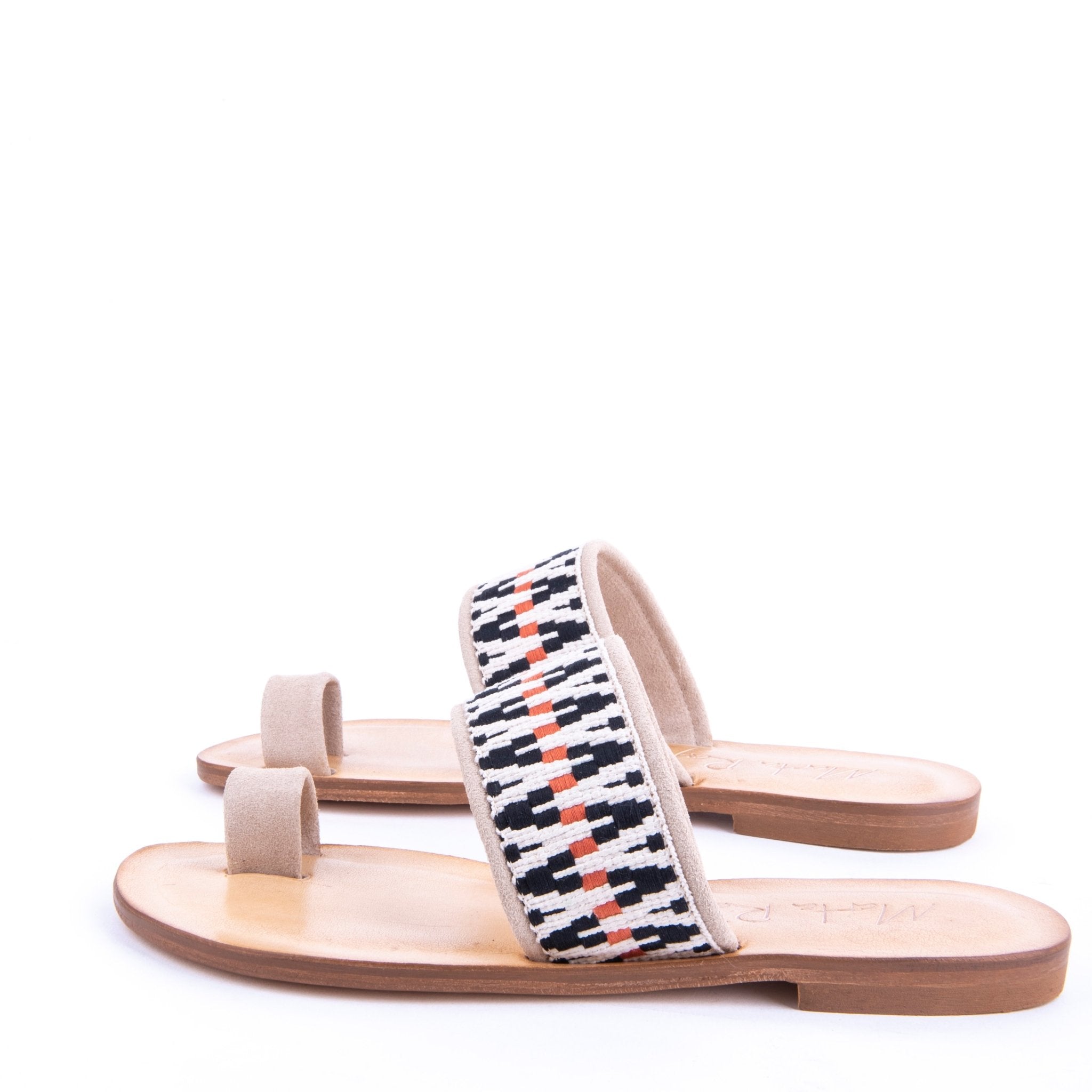 Dija camoscio+nastro boho naturale - Marta Ray