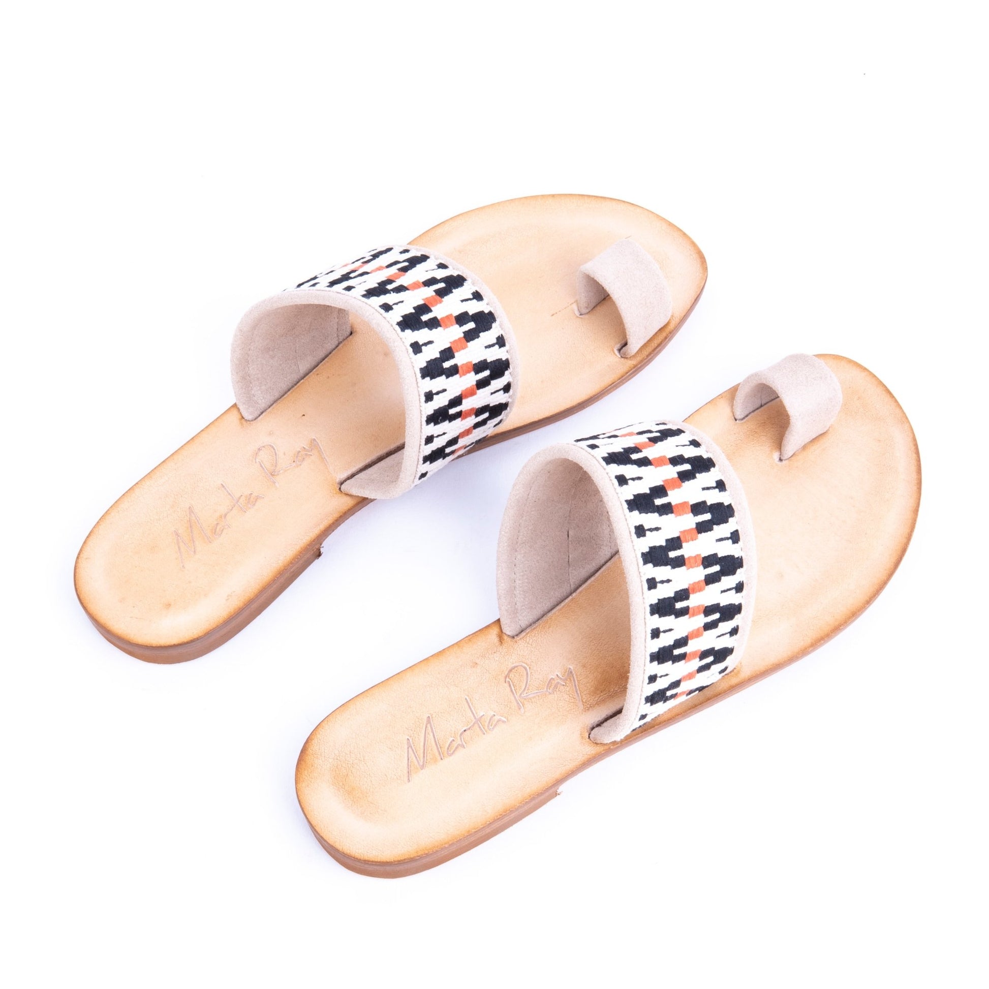Dija camoscio+nastro boho naturale - Marta Ray