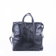 Dora mousse nero - borsa grande a tracolla in pelle nera - Marta Ray