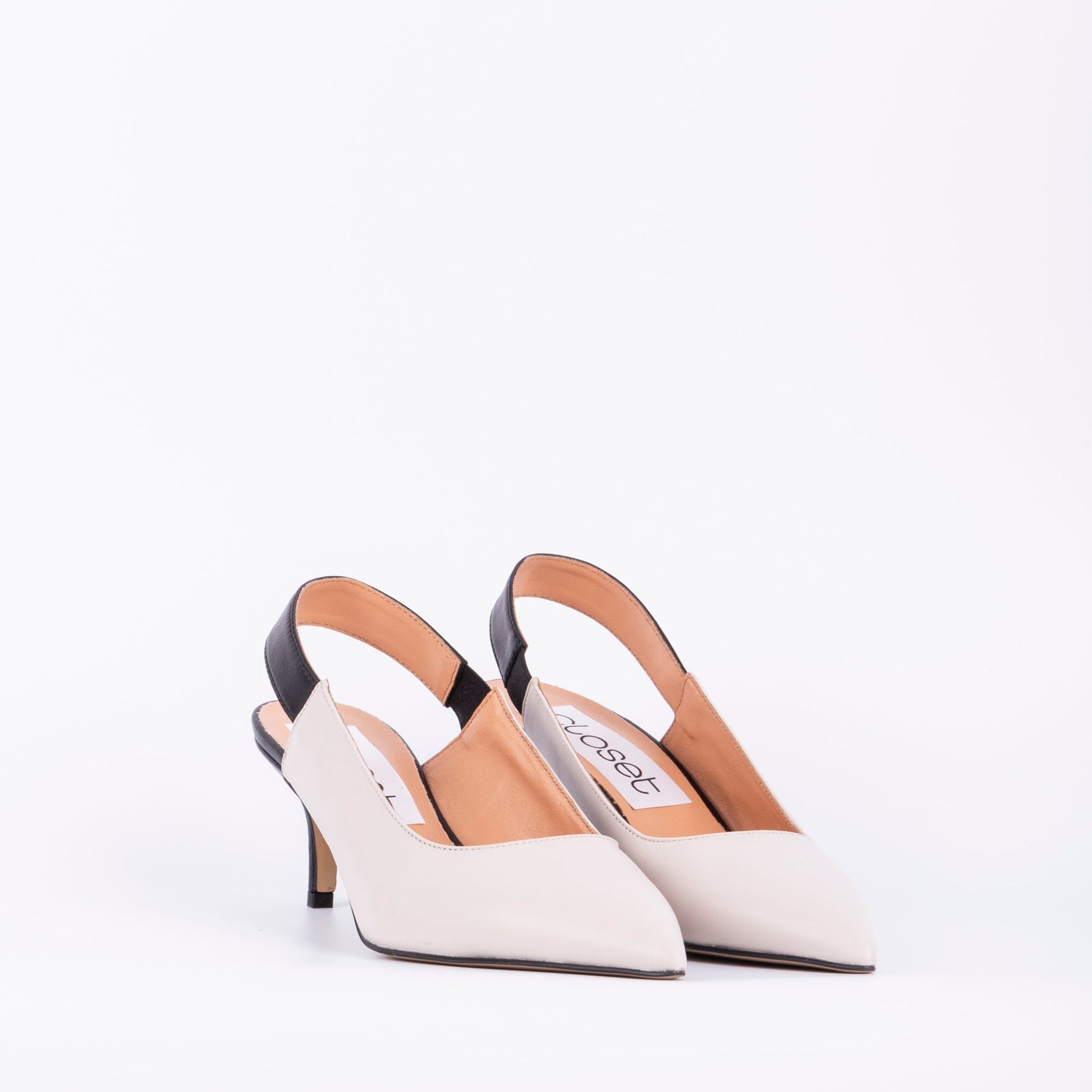 Eleni savage beige - décolleté in pelle beige - Marta Ray