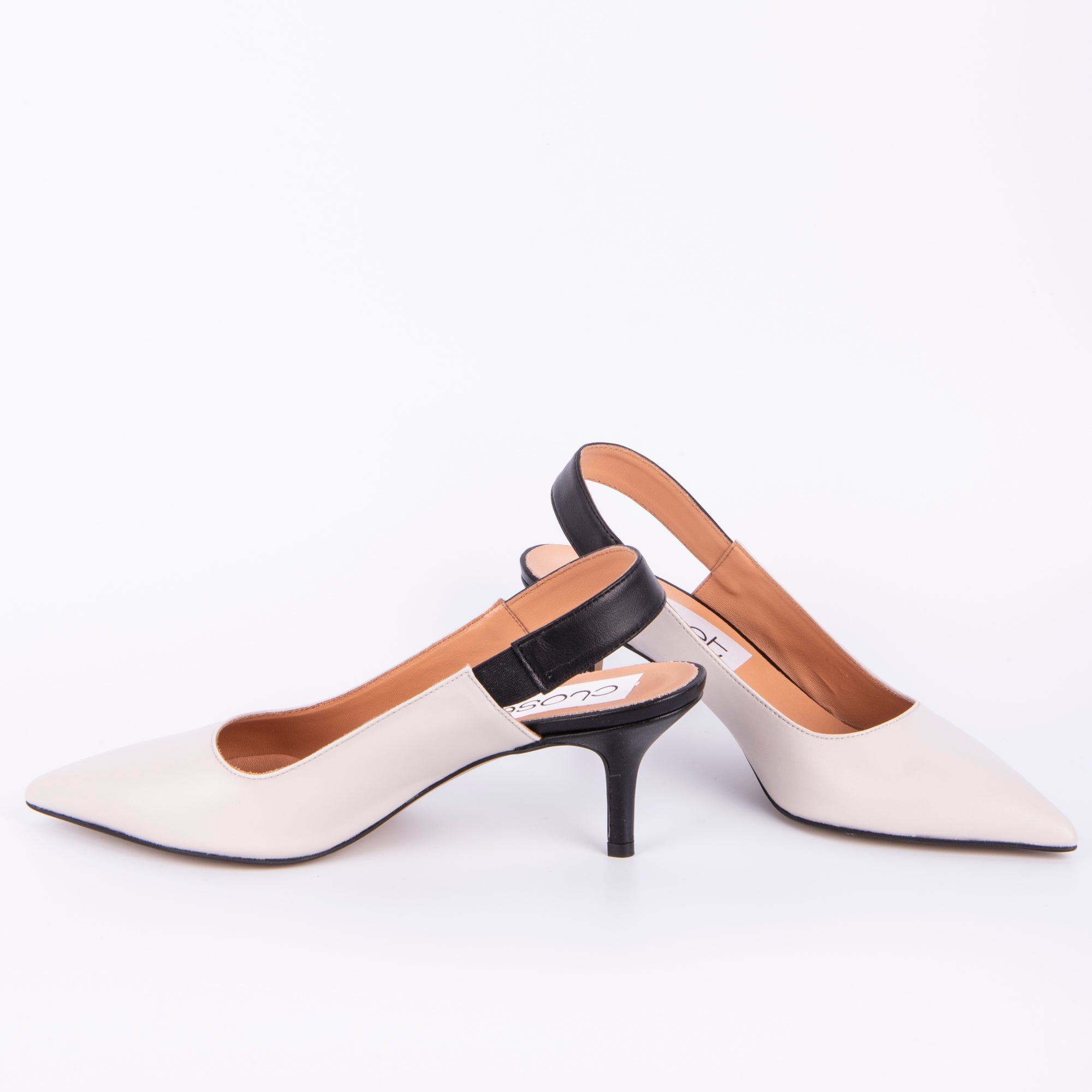 Eleni savage beige - décolleté in pelle beige - Marta Ray