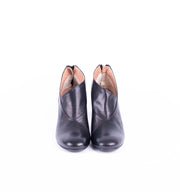 Ermione T7 salmone + cerato S. nero + C. nero - scarpa con tacco in pelle nera - Marta Ray