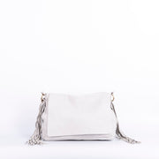 Floe mousse polvere - borsa a spalla in pelle bianca - Marta Ray