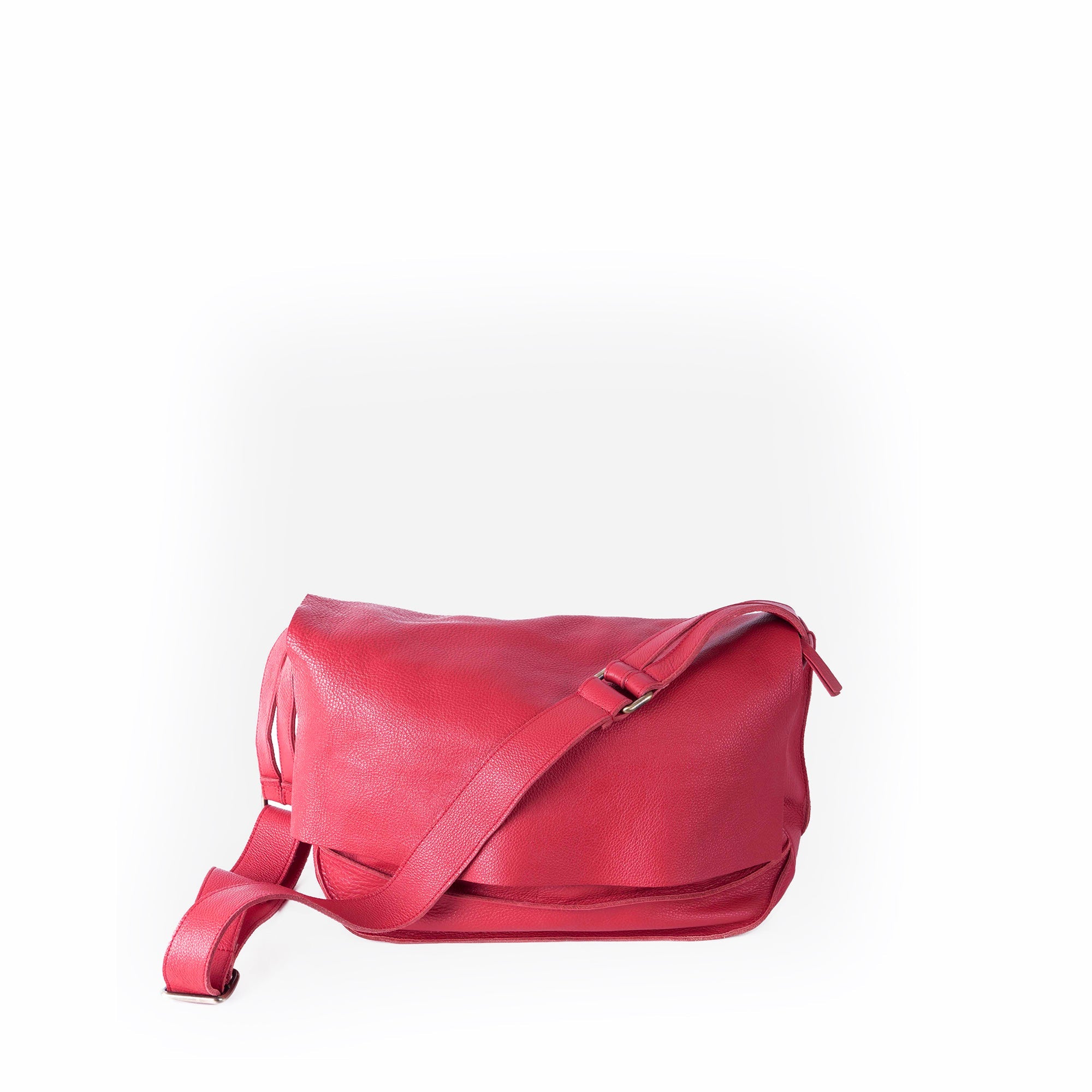 Francine patta new york rosso lollipop - borsa a tracolla in pelle rossa - Marta Ray