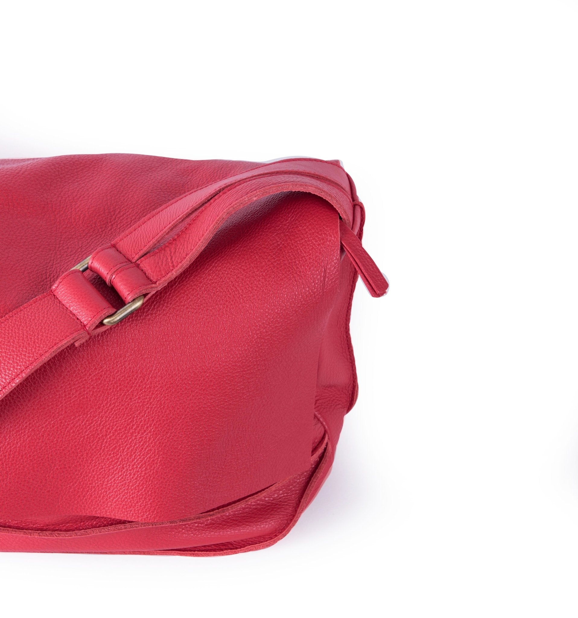 Francine patta new york rosso lollipop - borsa a tracolla in pelle rossa - Marta Ray