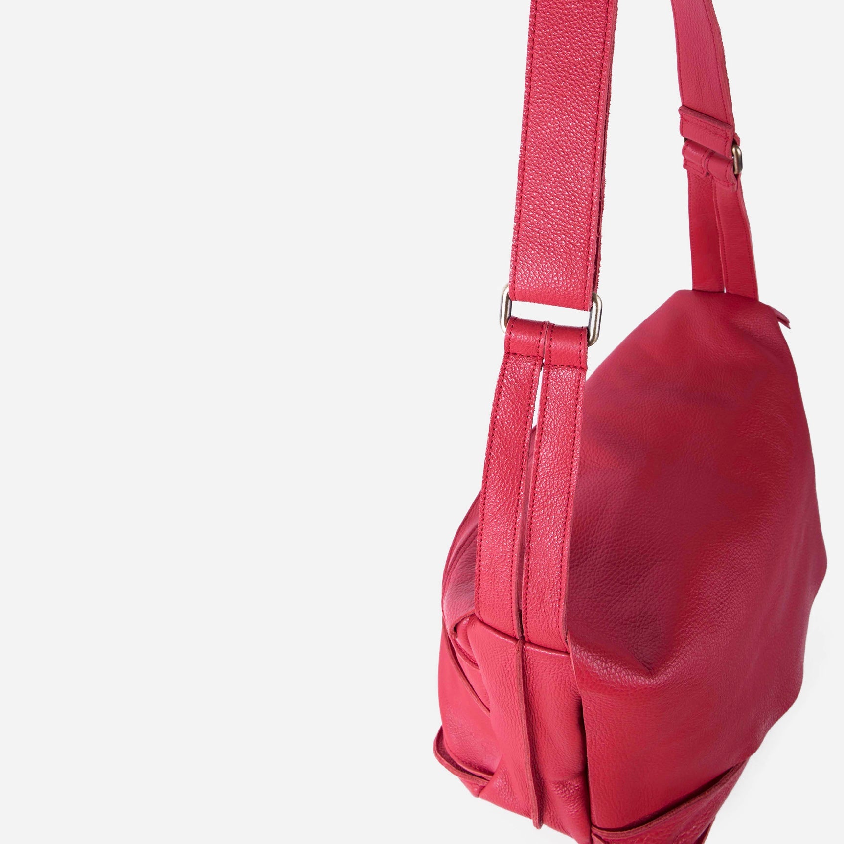 Francine patta new york rosso lollipop - borsa a tracolla in pelle rossa - Marta Ray