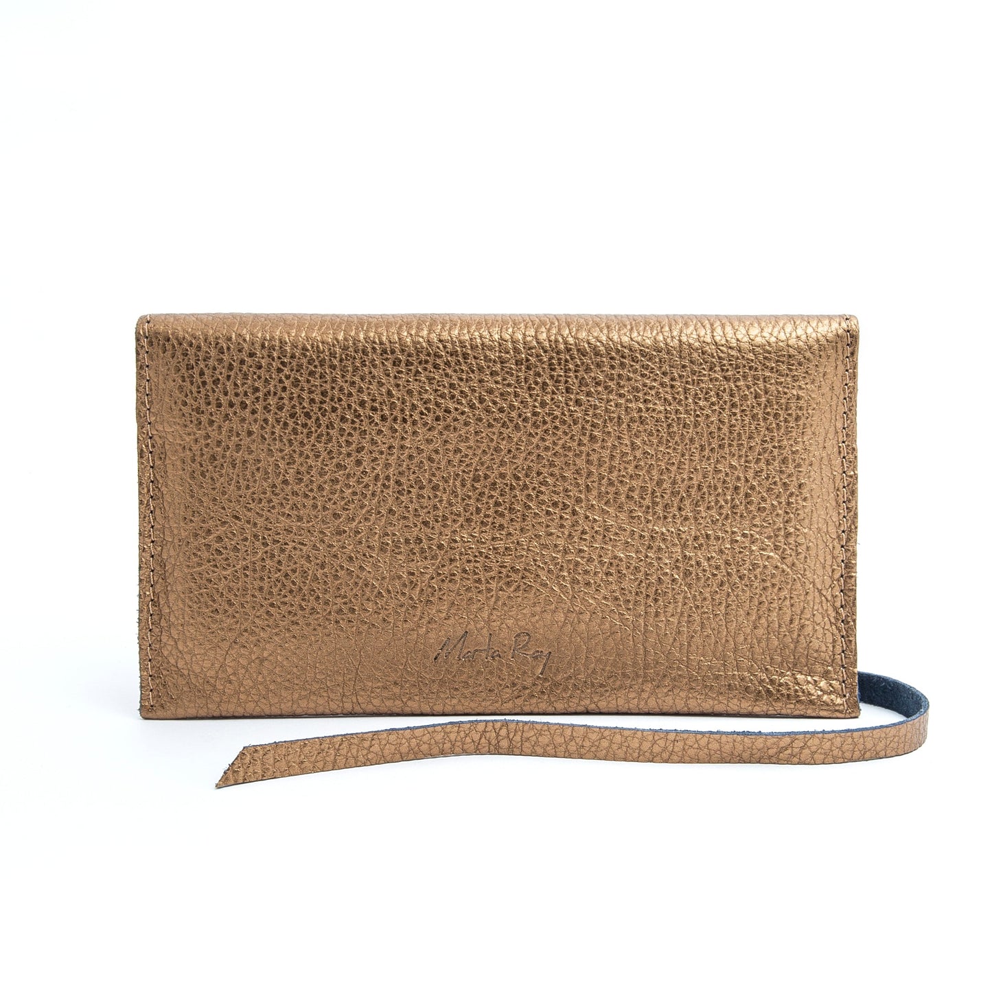 Fred bag organizer martellato laminato bronzo - Marta Ray