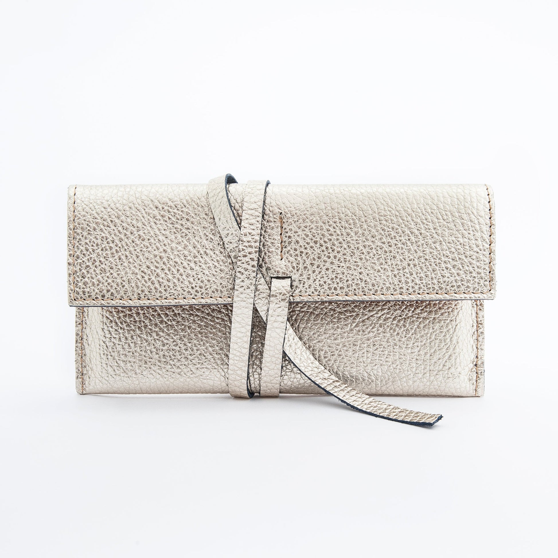 Fred bag organizer martellato laminato platino - Marta Ray