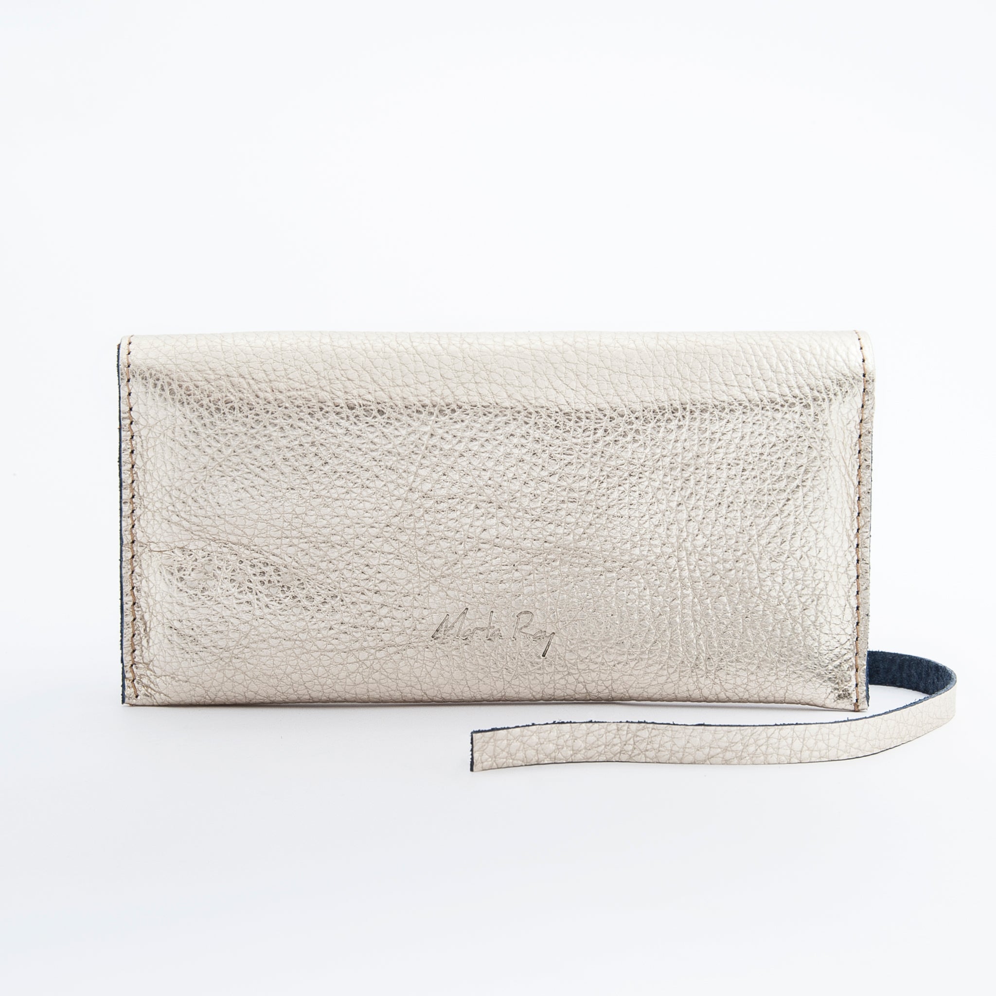 Fred bag organizer martellato laminato platino - Marta Ray