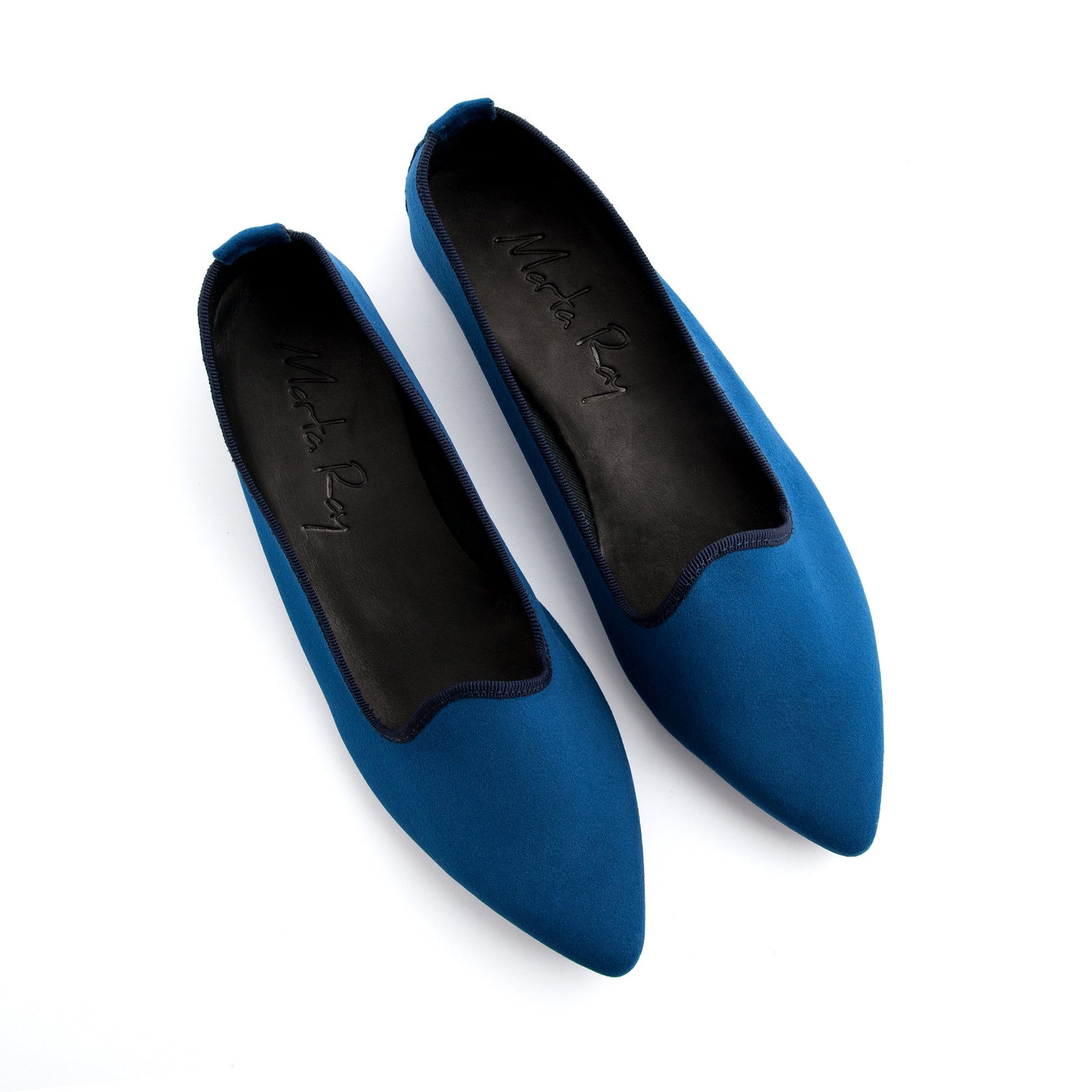 Friulana punta velluto navy - Marta Ray