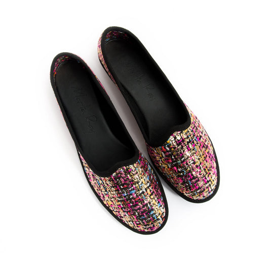 Friulana sacchetto boucle laminato fuxia - Marta Ray