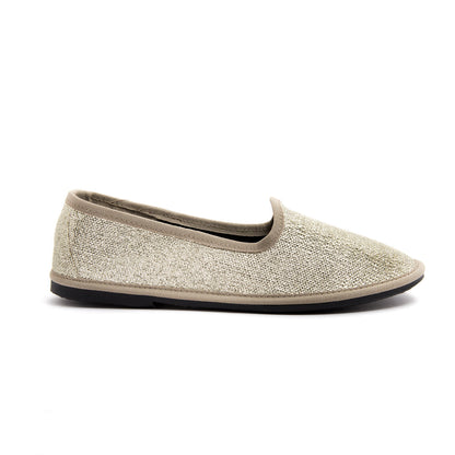 Friulana sacchetto lino laminato platino - Marta Ray