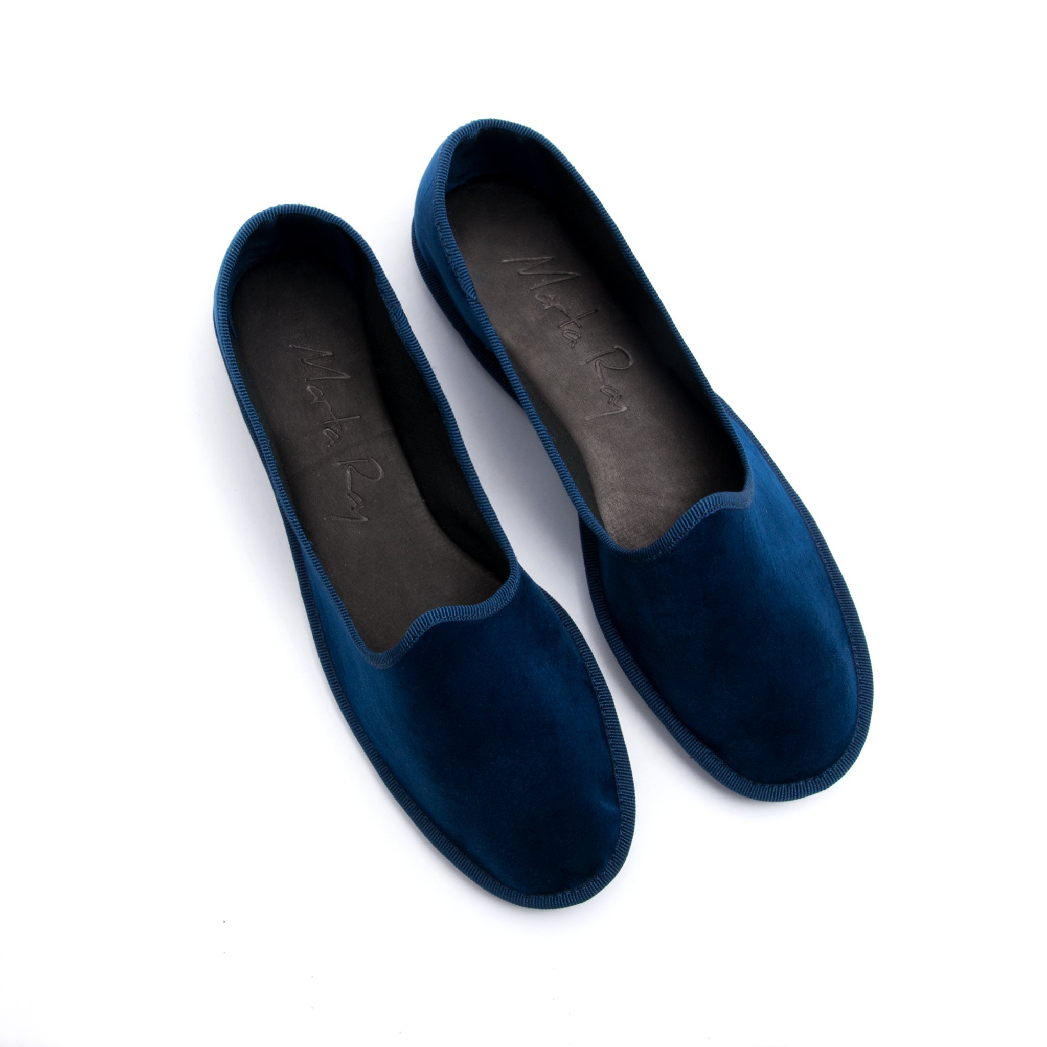 Friulana sacchetto velluto navy - Marta Ray