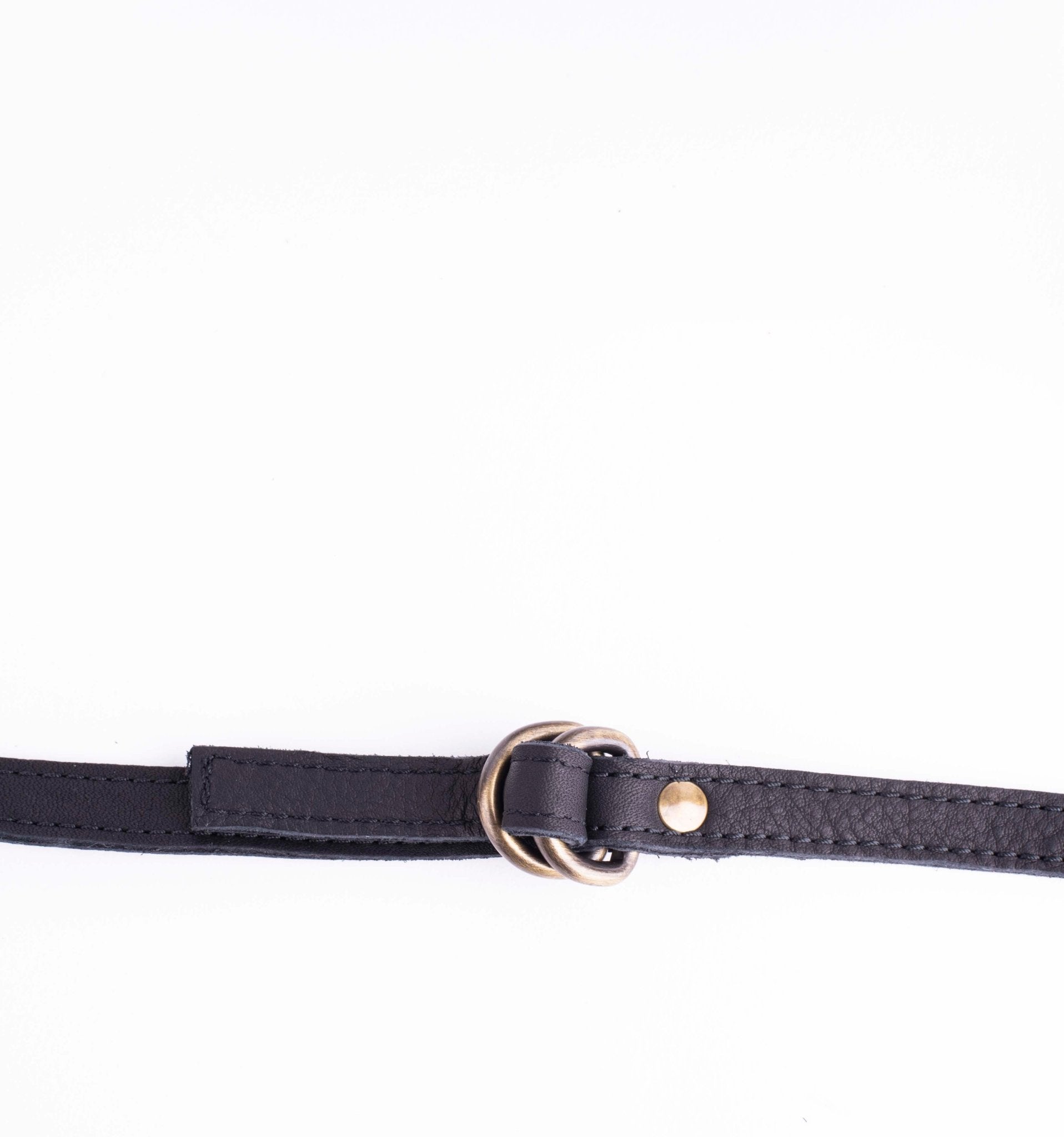 Funny martellato nero - borsa marsupio in pelle nera - Marta Ray