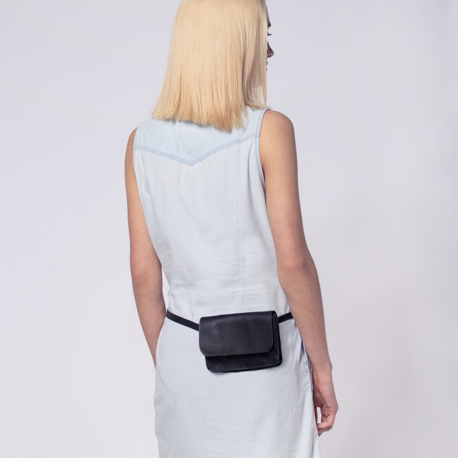 Funny vernice rubino - borsa marsupio in pelle - Marta Ray