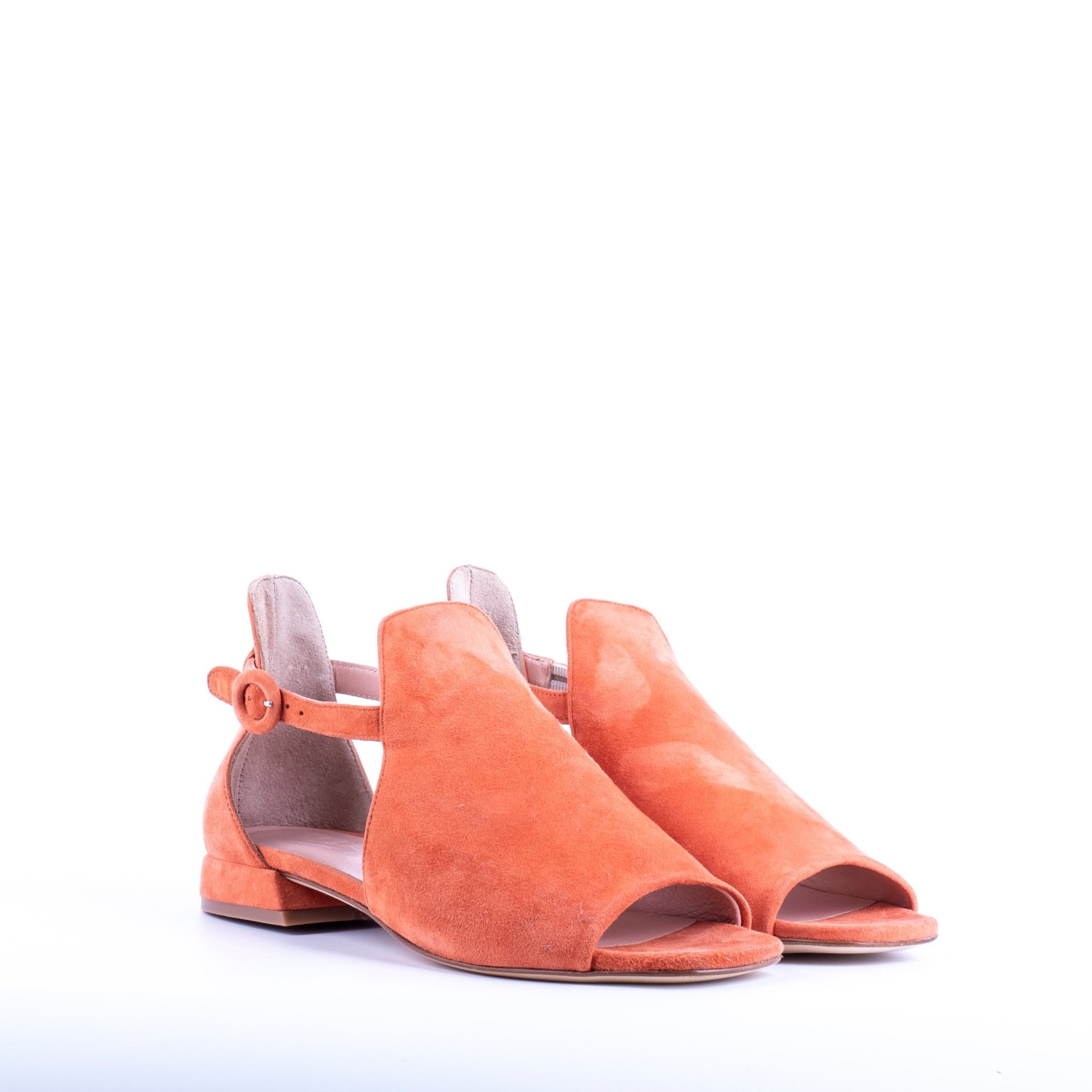 Gaho T2A camoscio arancio - scarpa spuntata in pelle arancione - Marta Ray