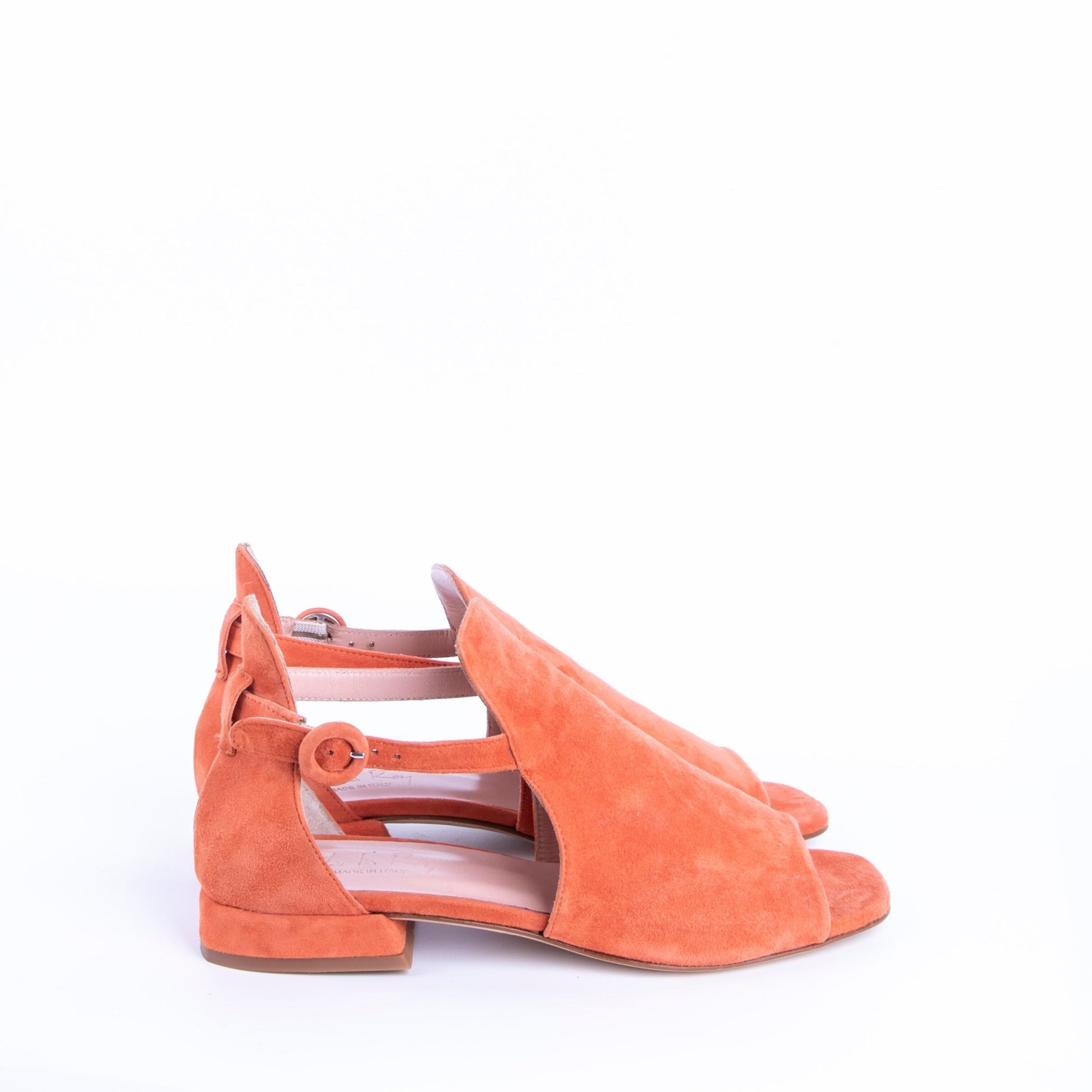 Gaho T2A camoscio arancio - scarpa spuntata in pelle arancione - Marta Ray