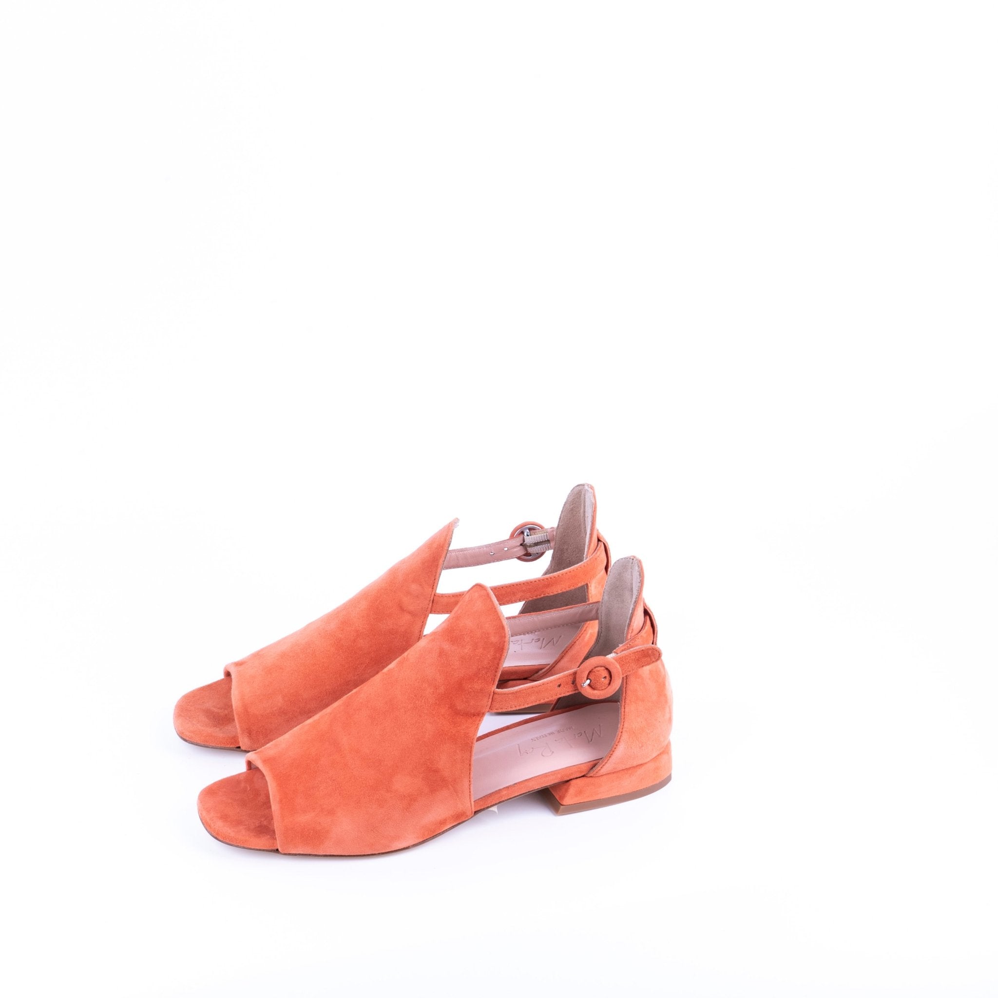 Gaho T2A camoscio arancio - scarpa spuntata in pelle arancione - Marta Ray