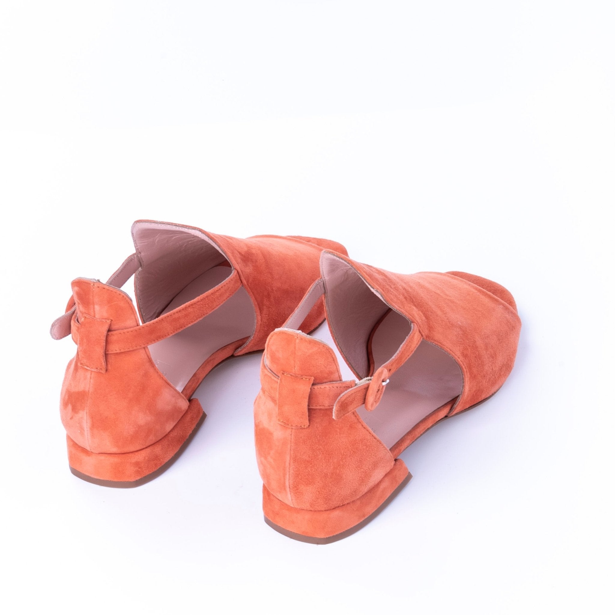 Gaho T2A camoscio arancio - scarpa spuntata in pelle arancione - Marta Ray