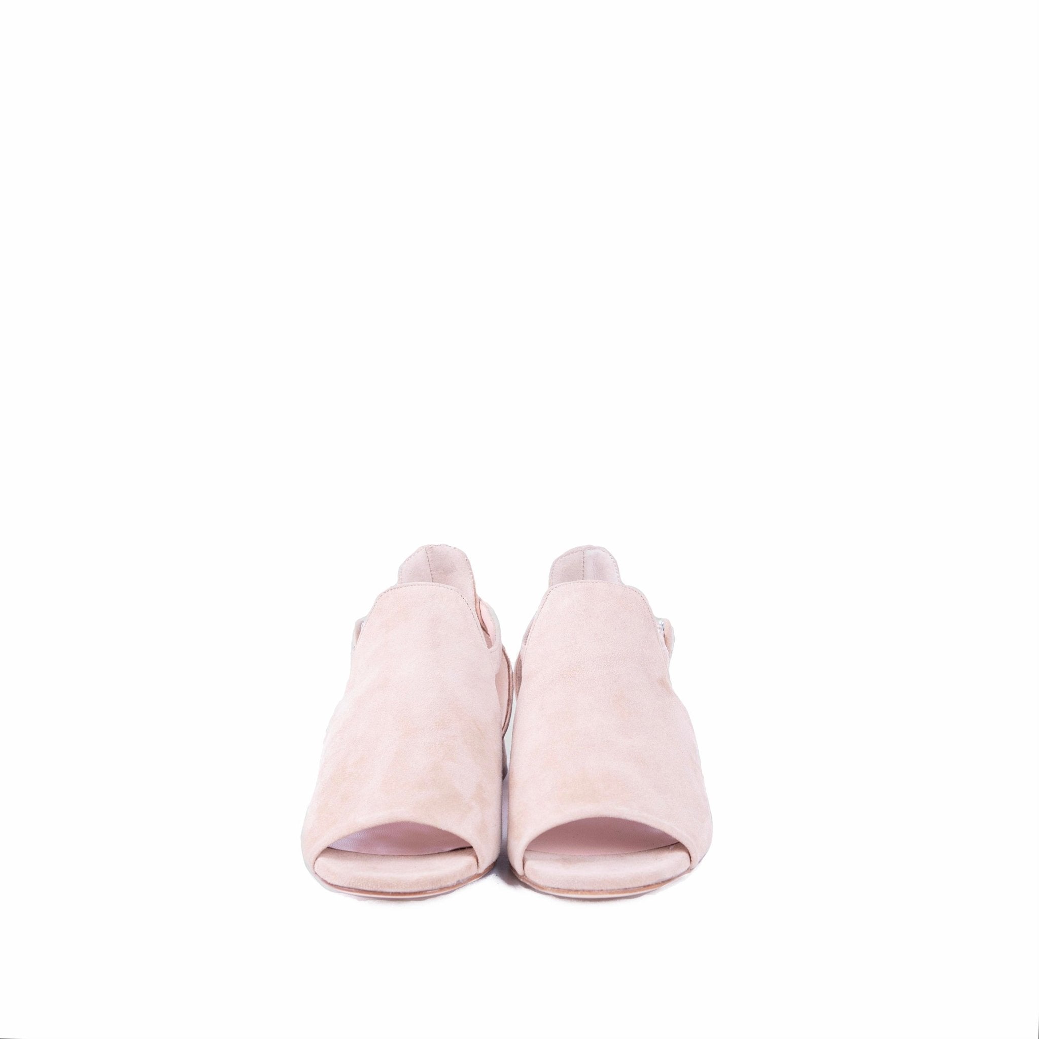 Gaho T2A camoscio mandorla - scarpa spuntata in pelle beige - Marta Ray