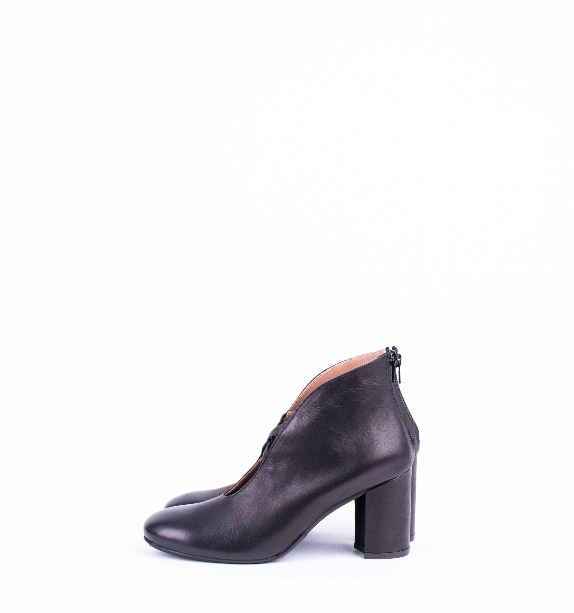 Gea T7 cerato nero - scarpa tronchetto in pelle - Marta Ray