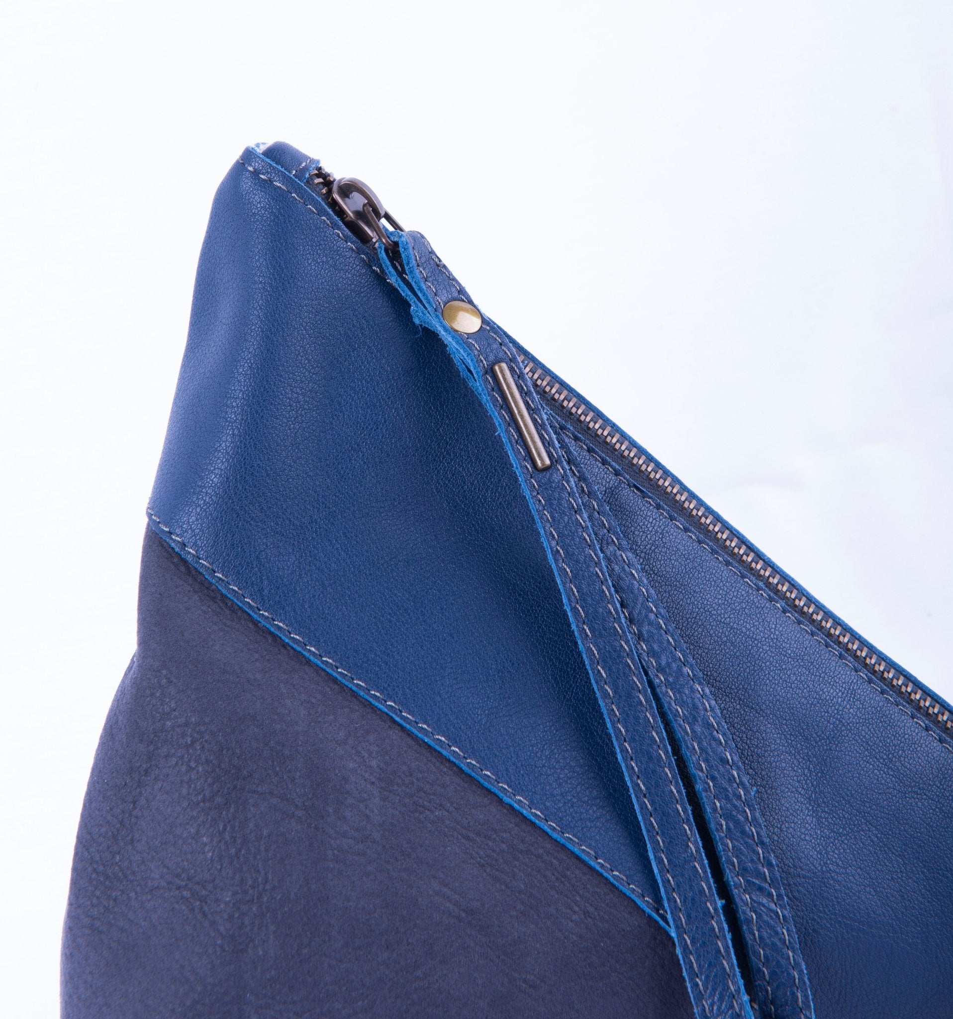 Gigi Medium mousse + long beach luna blu+ notte - borsellino in pelle blu - Marta Ray