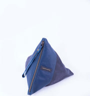 Gigi Medium mousse + long beach luna blu+ notte - borsellino in pelle blu - Marta Ray