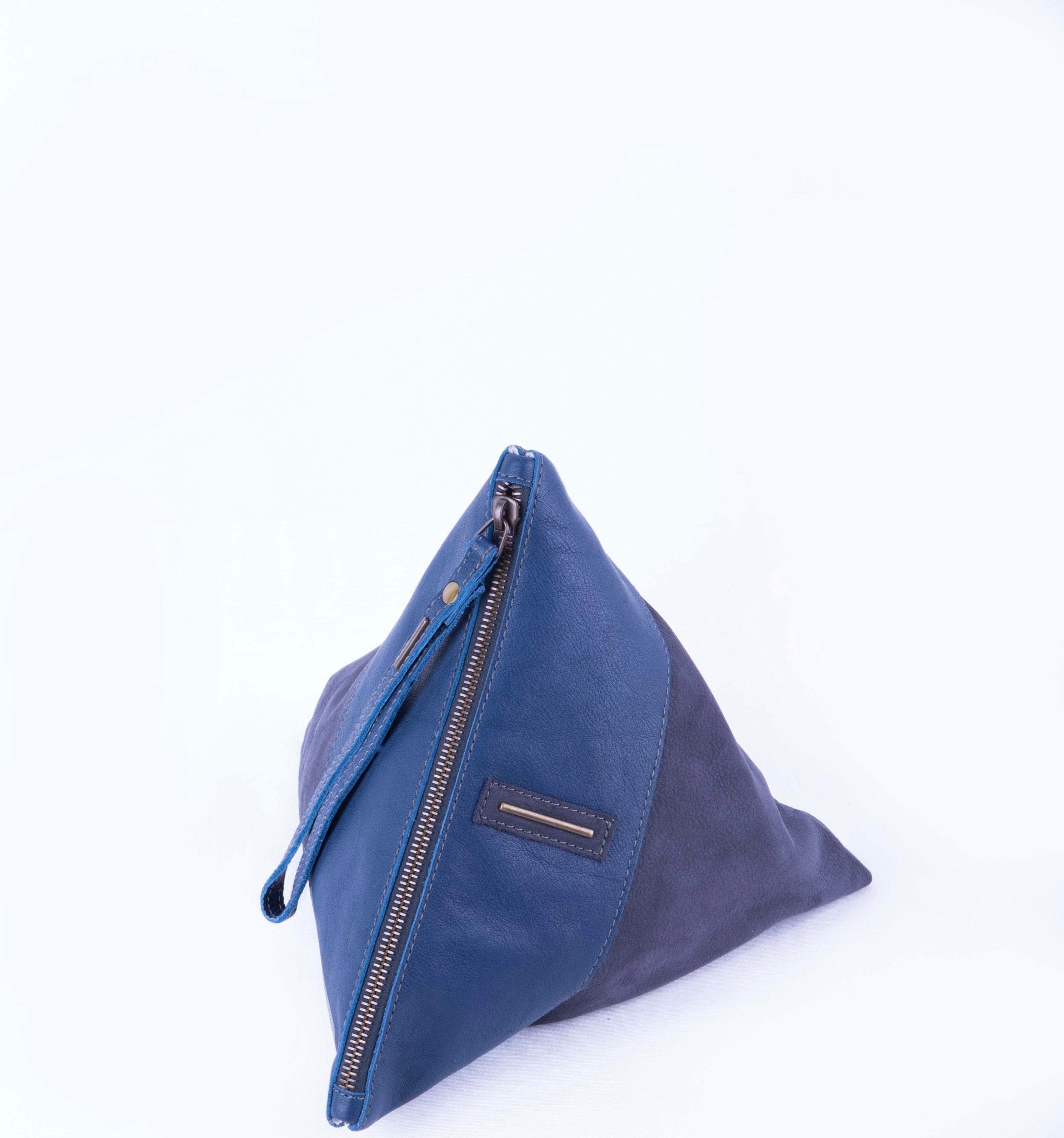 Gigi Medium mousse + long beach luna blu+ notte - borsellino in pelle blu - Marta Ray