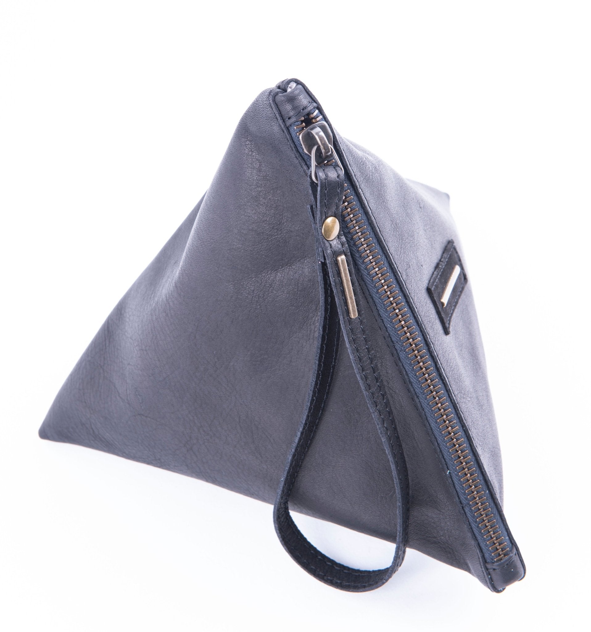 Gigi Small cerato nero - borsellino in pelle nera - Marta Ray