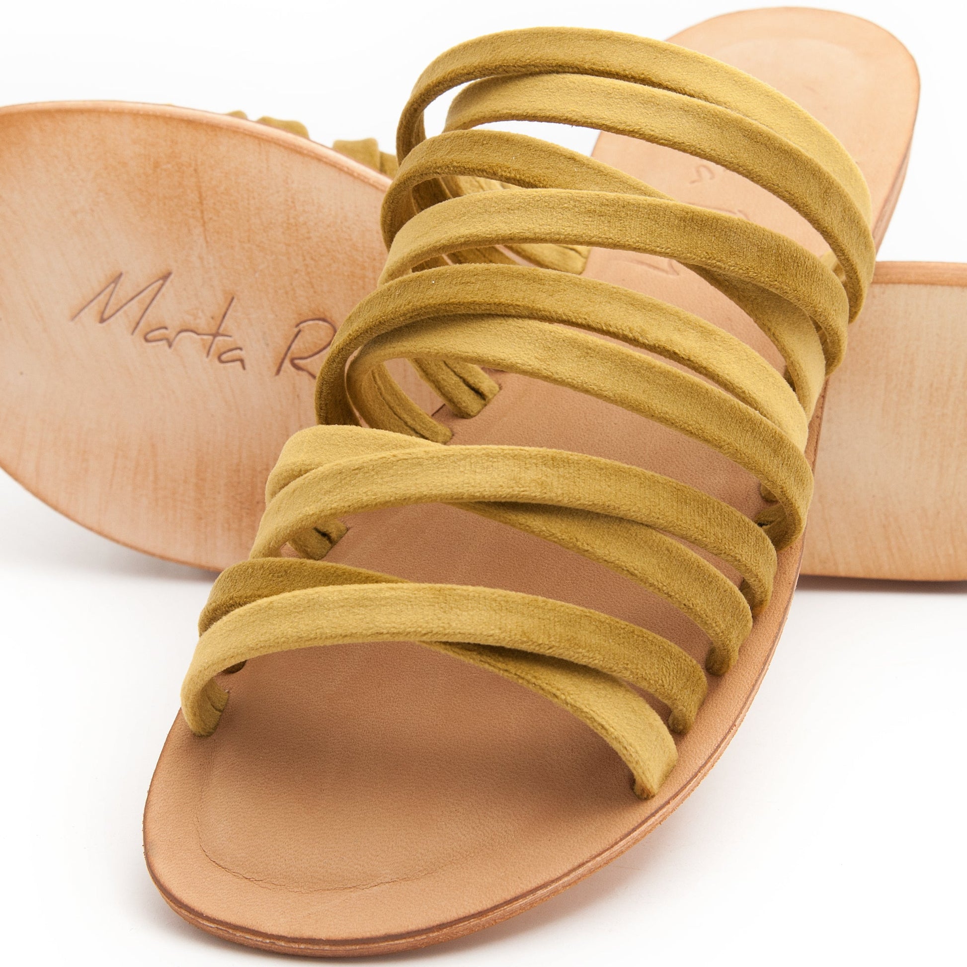 Ginger pad velluto oliva - Marta Ray