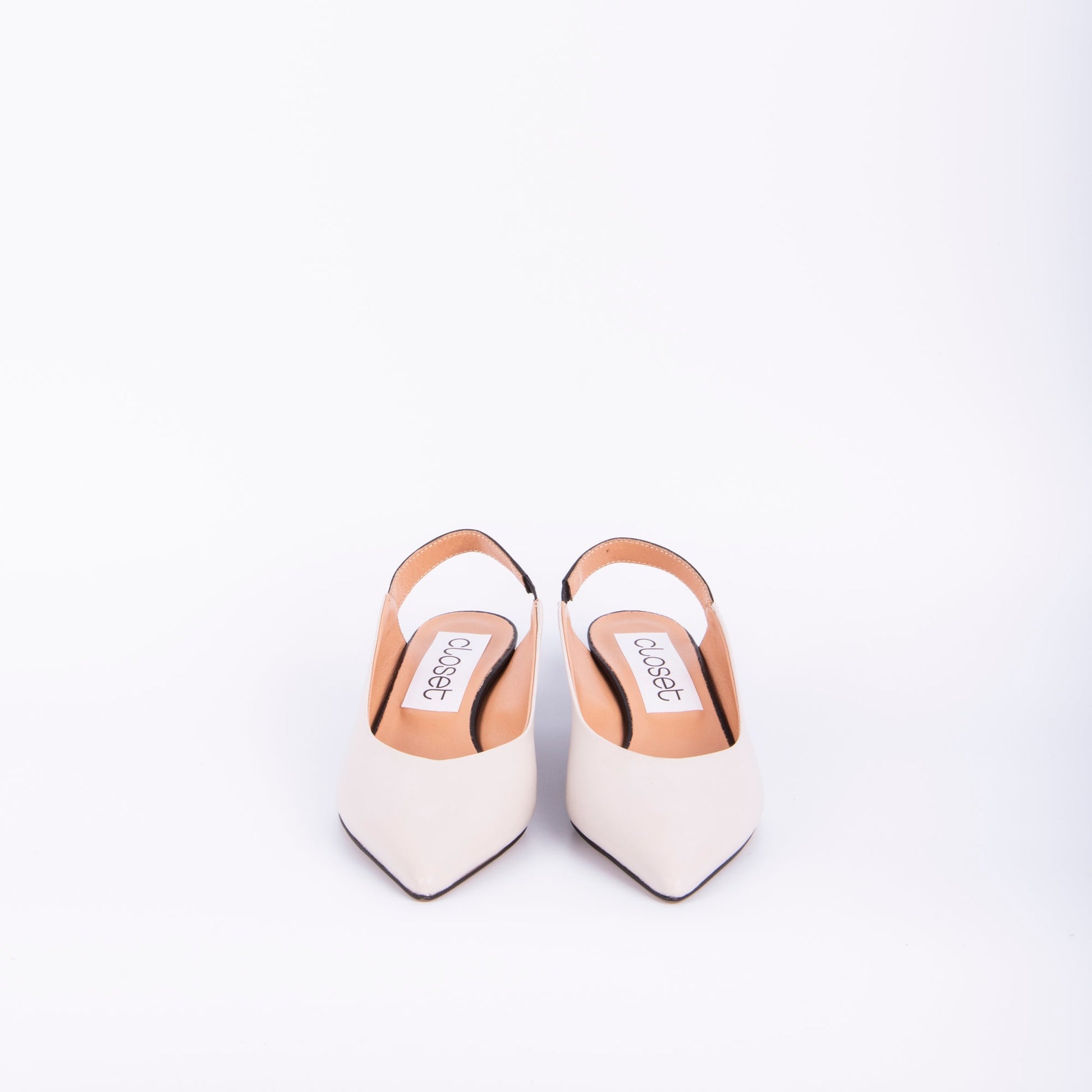 Giulia savage beige - décolleté a punta in pelle beige - Marta Ray