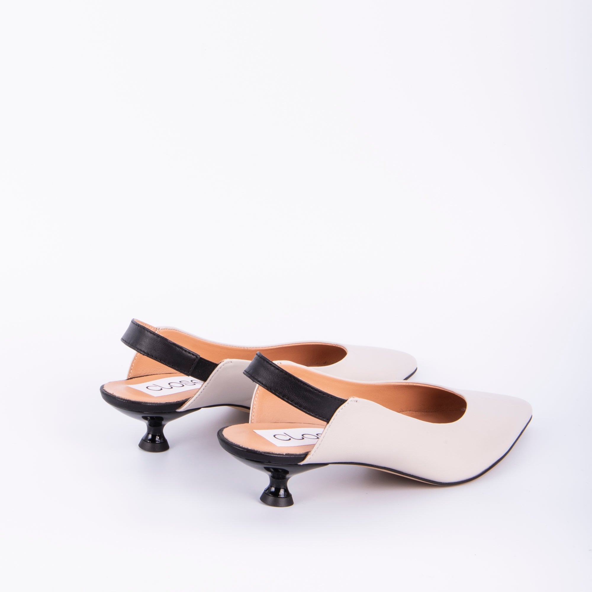 Giulia savage beige - décolleté a punta in pelle beige - Marta Ray