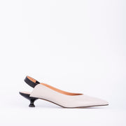 Giulia savage beige - décolleté a punta in pelle beige - Marta Ray