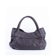 Grace mousse nera - borsa a spalla grande in pelle nera - Marta Ray
