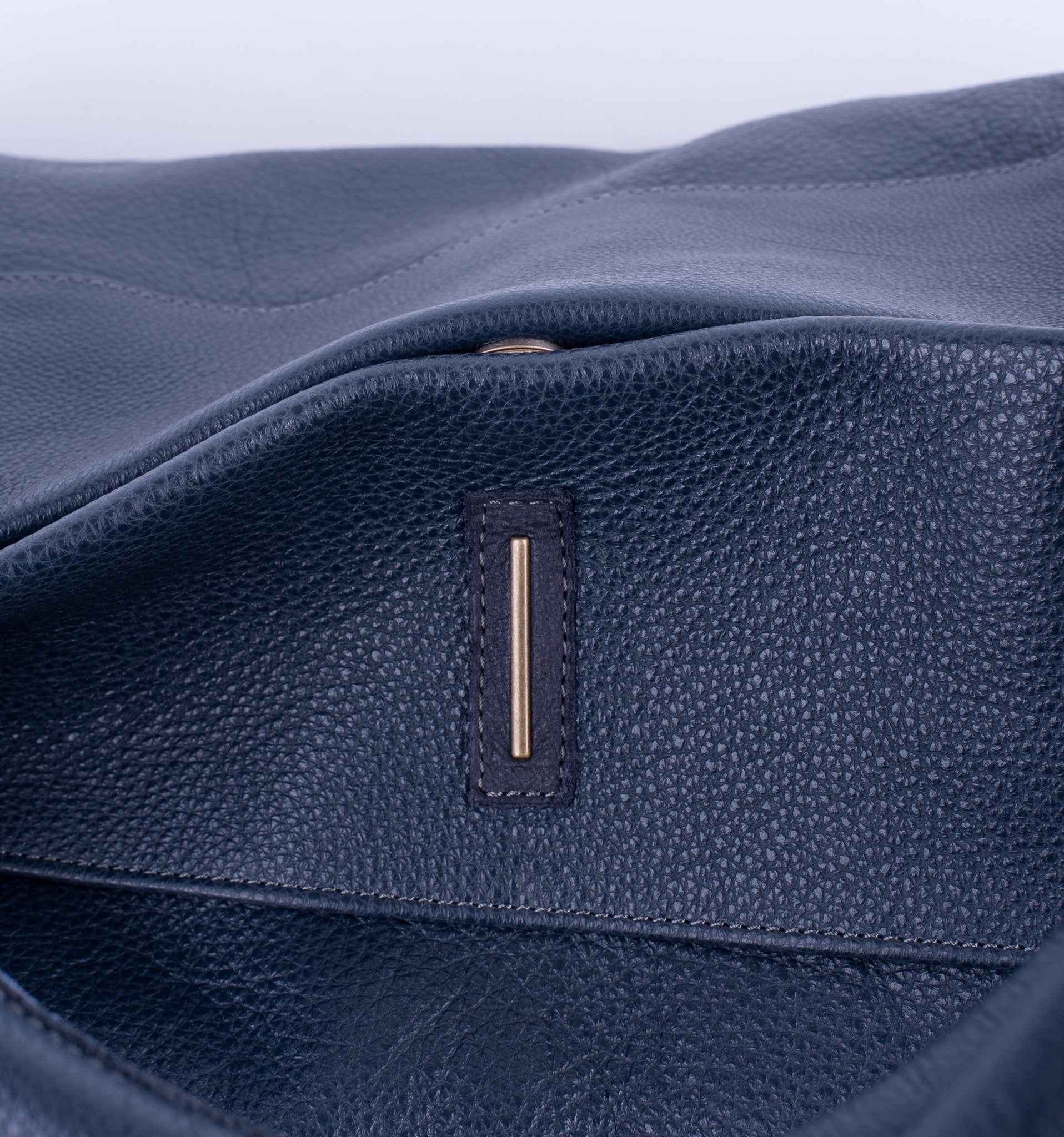 Grace new york flag - borsa a spalla grande in pelle blu - Marta Ray