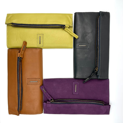 Max wallet mousse cuoio