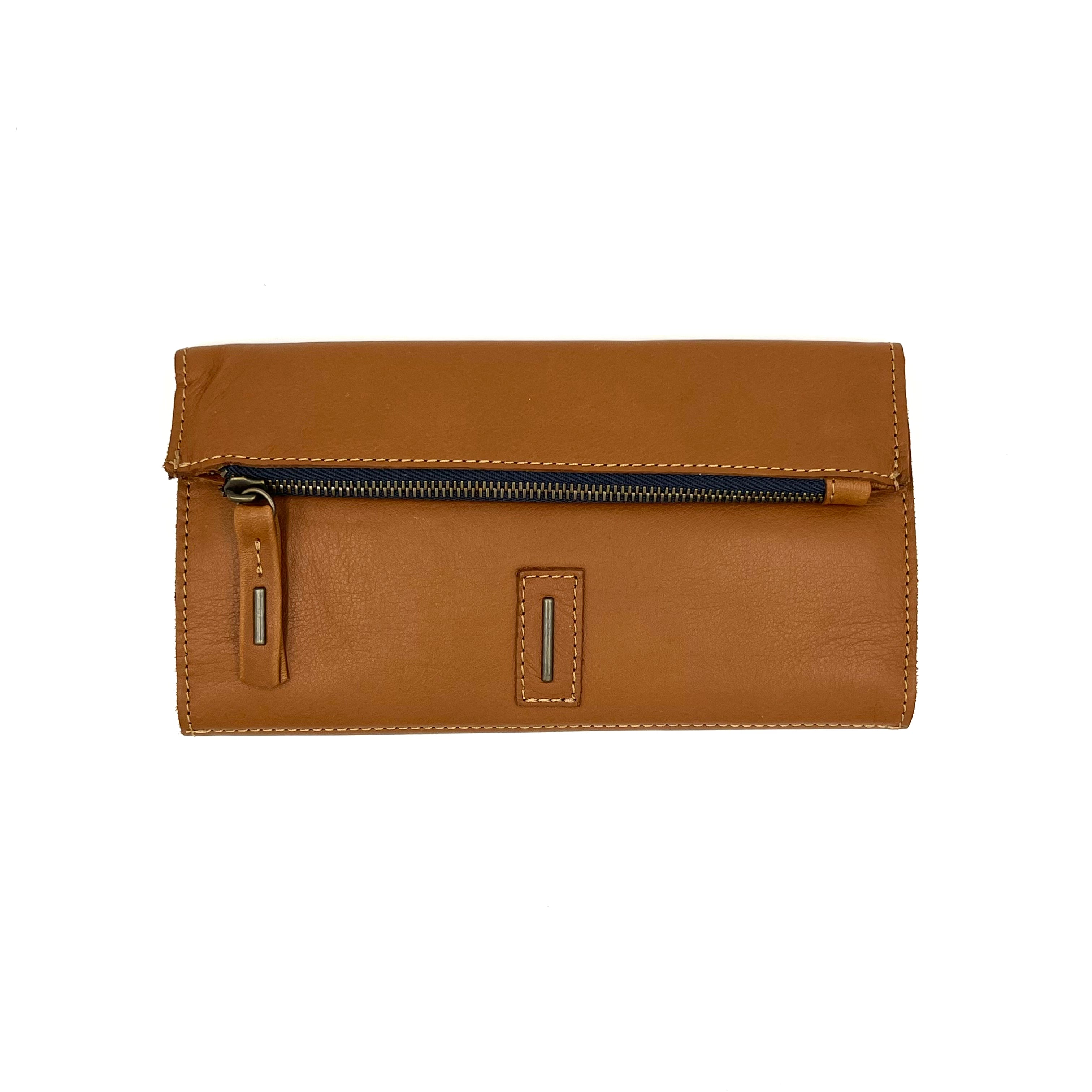 Max wallet mousse cuoio
