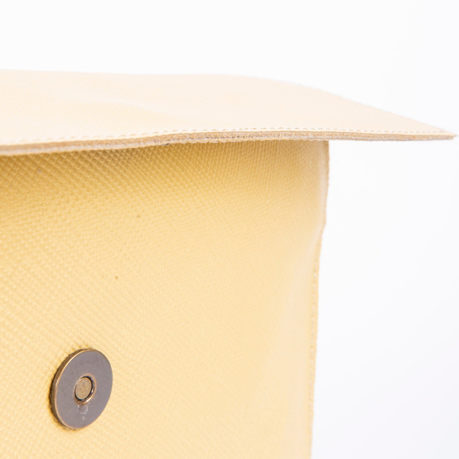 Isabell saffiano giallo - pochette in pelle gialla - Marta Ray