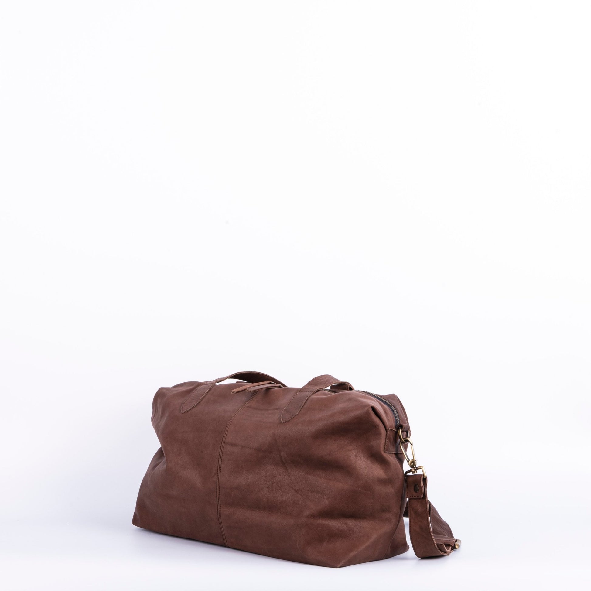 Judy cerato cioccolato - borsa grande a tracolla in pelle marrone - Marta Ray