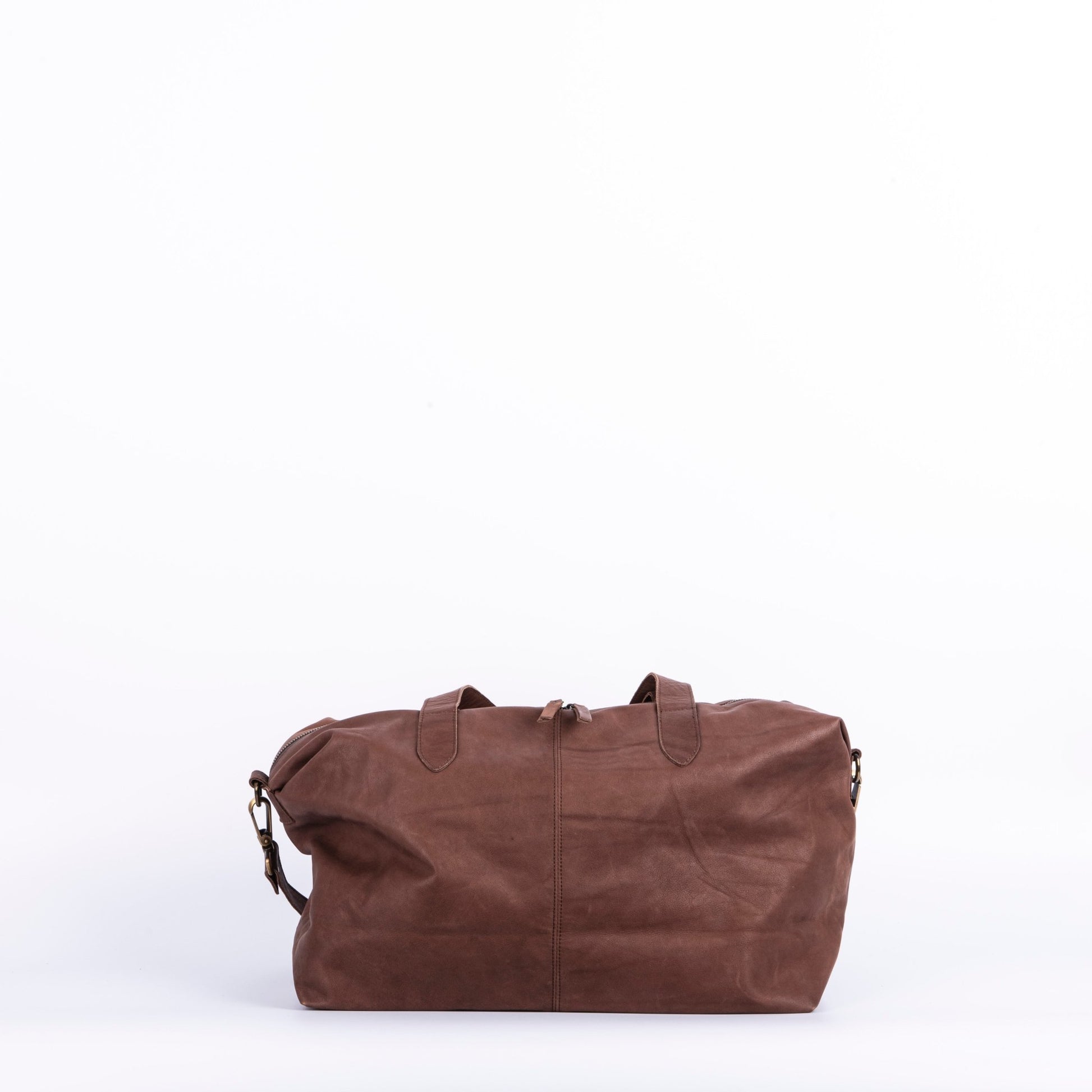 Judy cerato cioccolato - borsa grande a tracolla in pelle marrone - Marta Ray