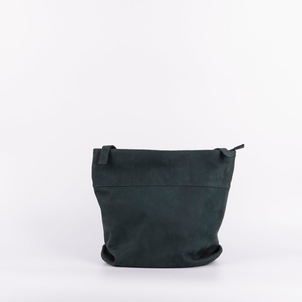 Julie long beach ottanio - borsa a spalla grande in pelle verde - Marta Ray