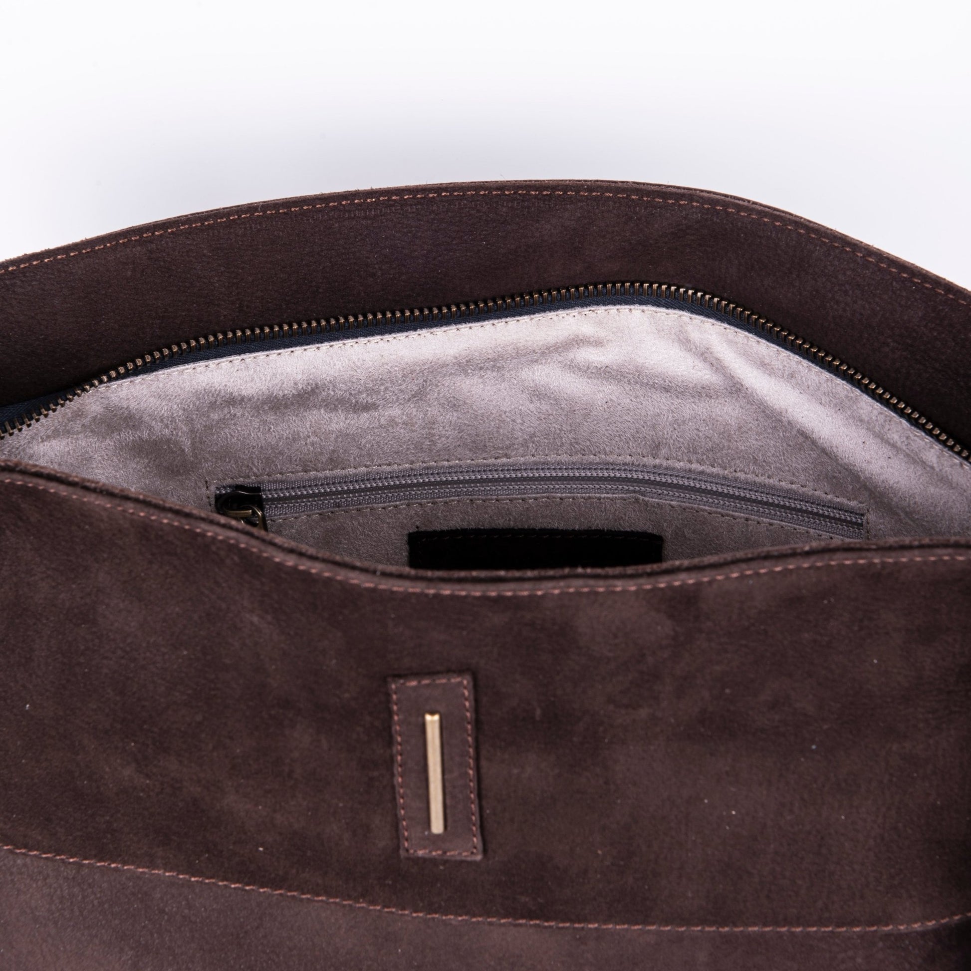 Julie long beach testa di moro - borsa a spalla grande in pelle marrone - Marta Ray