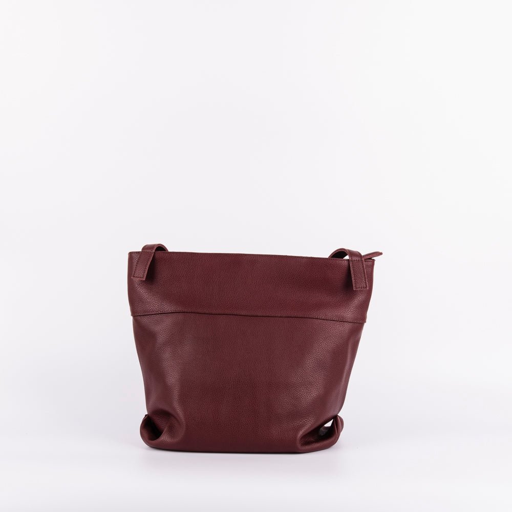 Julie new york - borsa a spalla grande in pelle rubino - Marta Ray