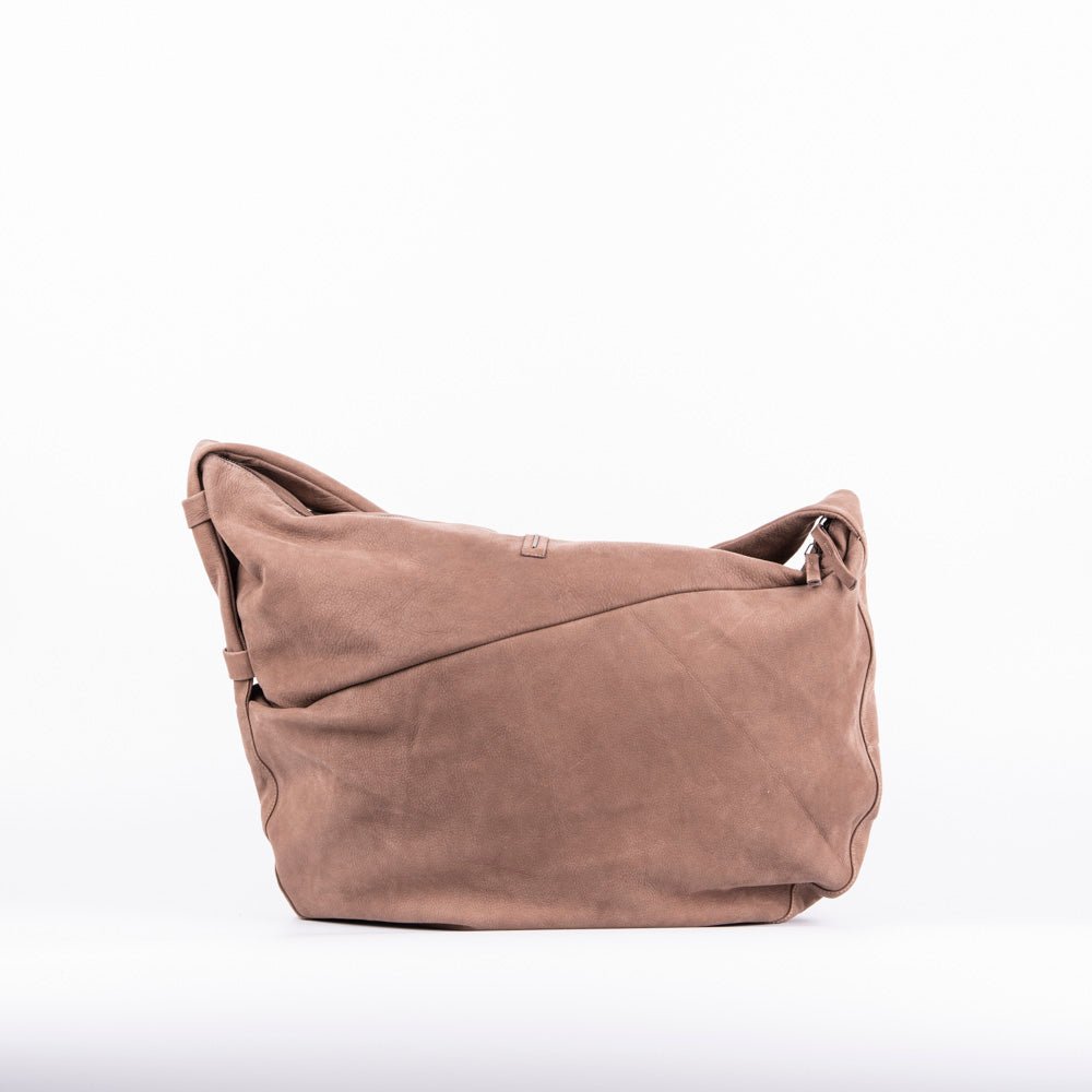 June long beach fossil - borsa a tracolla in pelle scamosciata grigia - Marta Ray