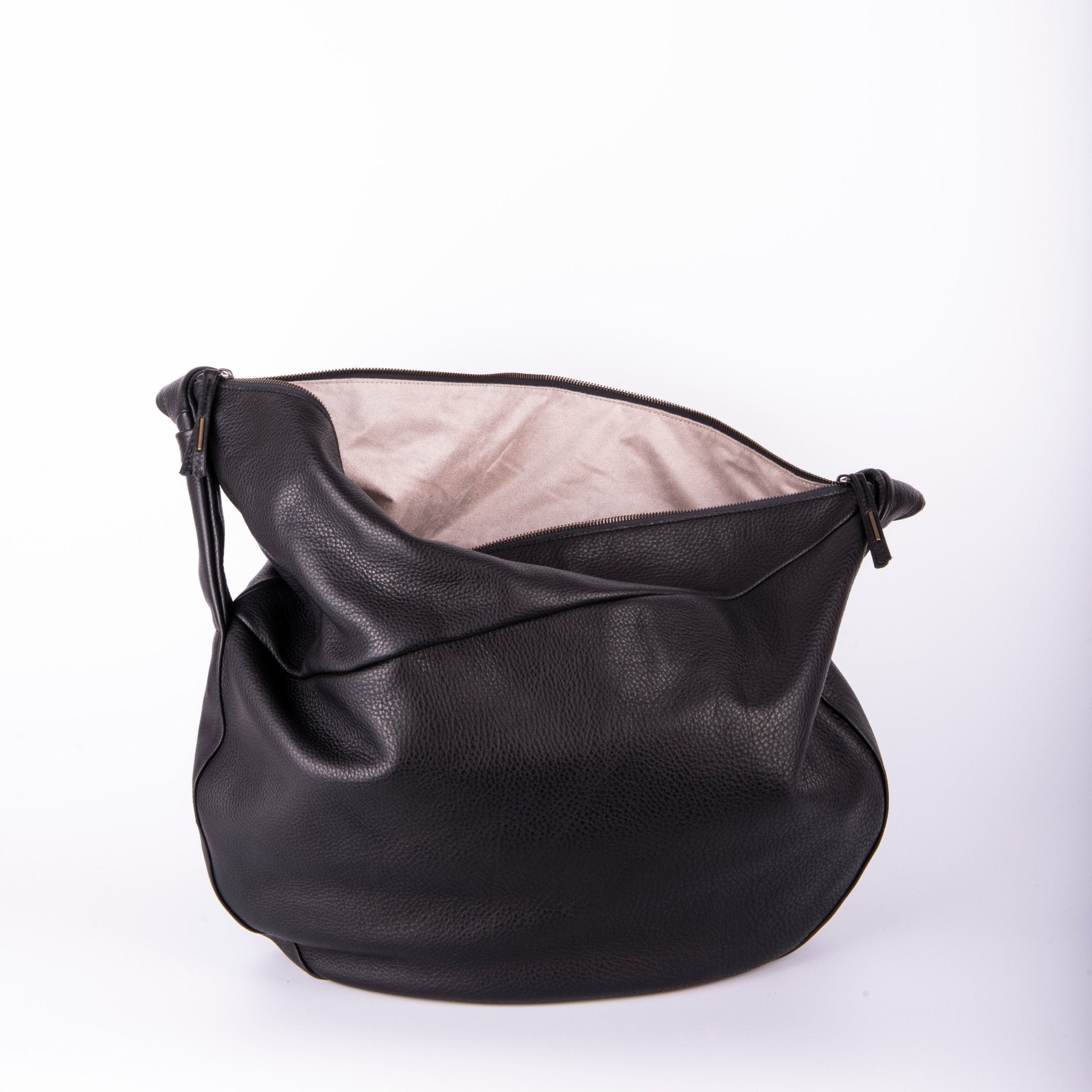 June martellato nero - borsa a tracolla in pelle nera martellata - Marta Ray