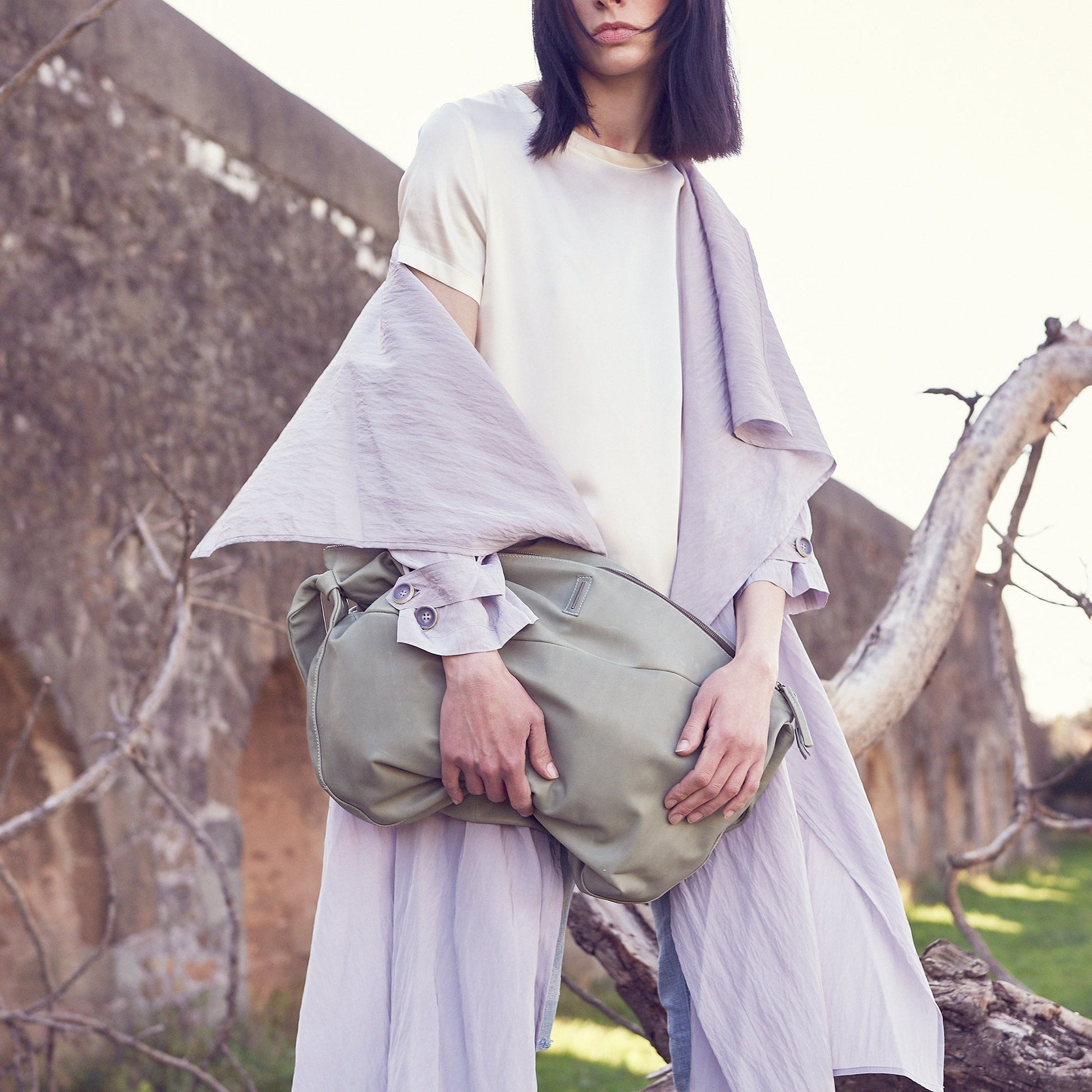 June mousse cammeo - borsa a tracolla in pelle - Marta Ray