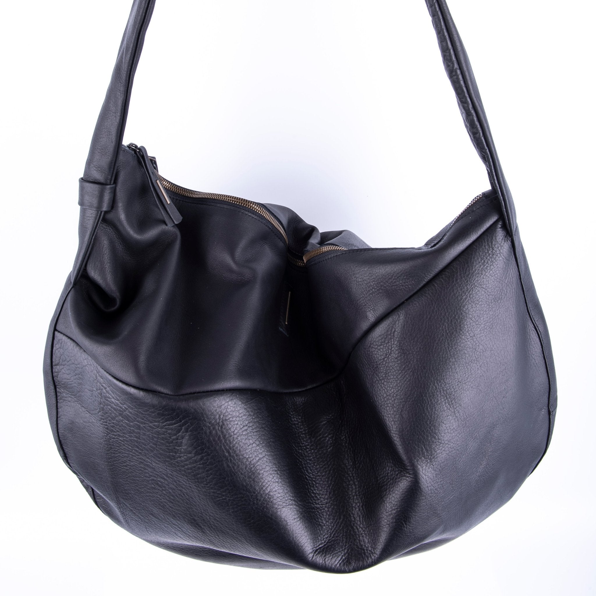 June mousse nero - borsa a tracolla in pelle - Marta Ray